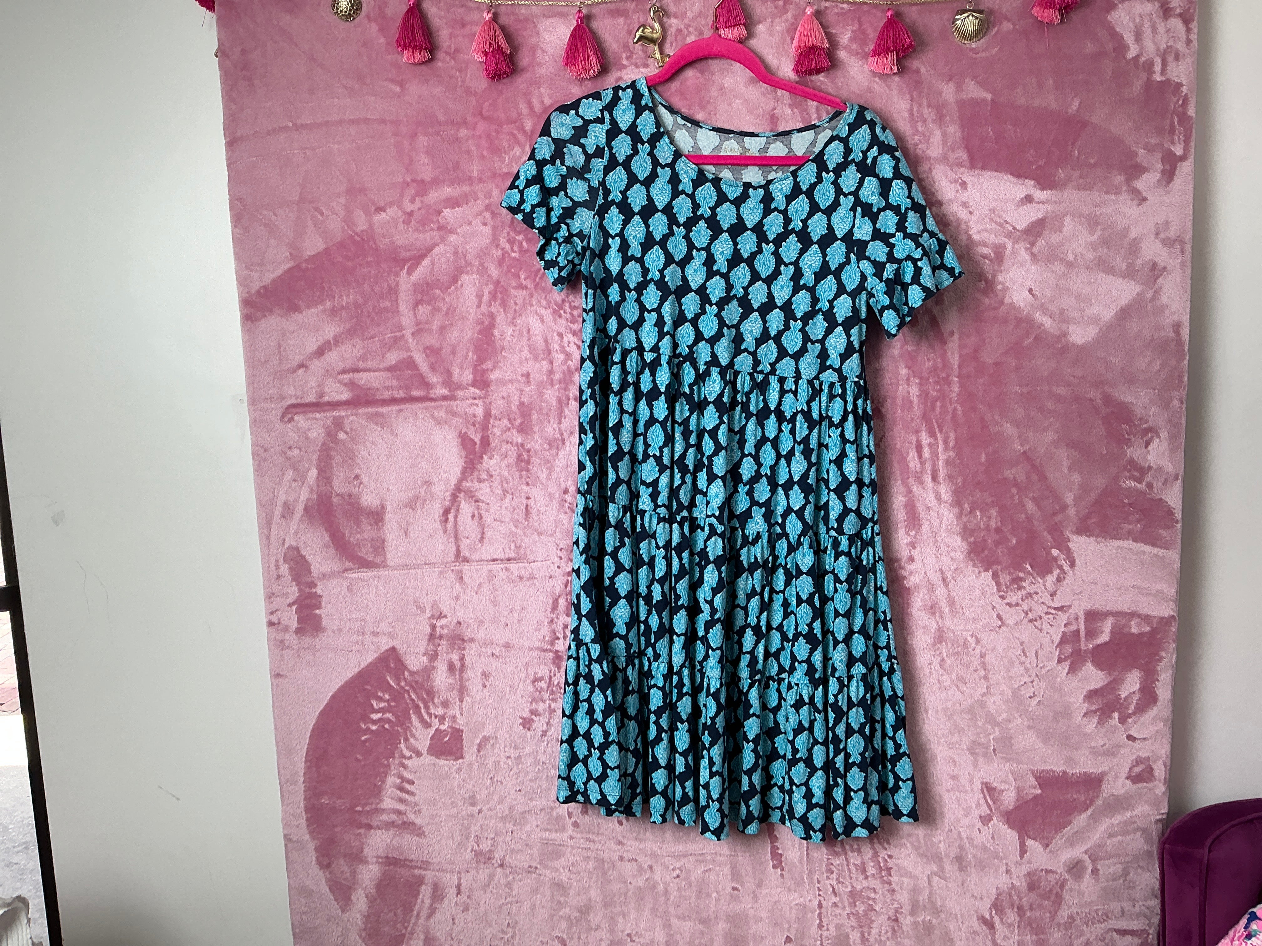 Lilly Pulitzer Jodee Swing Dress - Any Fin For You - Size XS