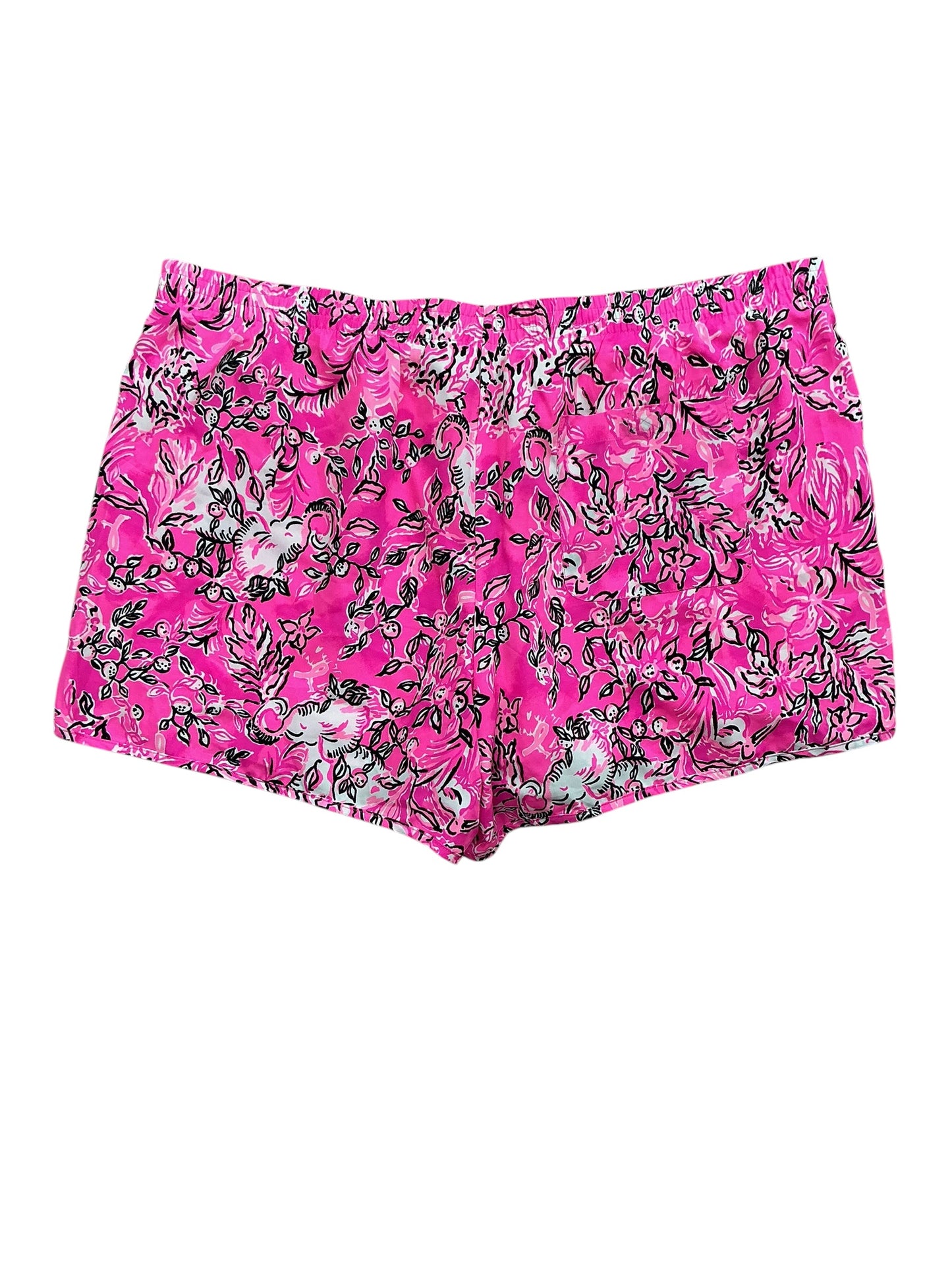 Lilly Pulitzer NWT Ocean Trail Shorts Plumeria Pink Purposefully Pink - Size XL