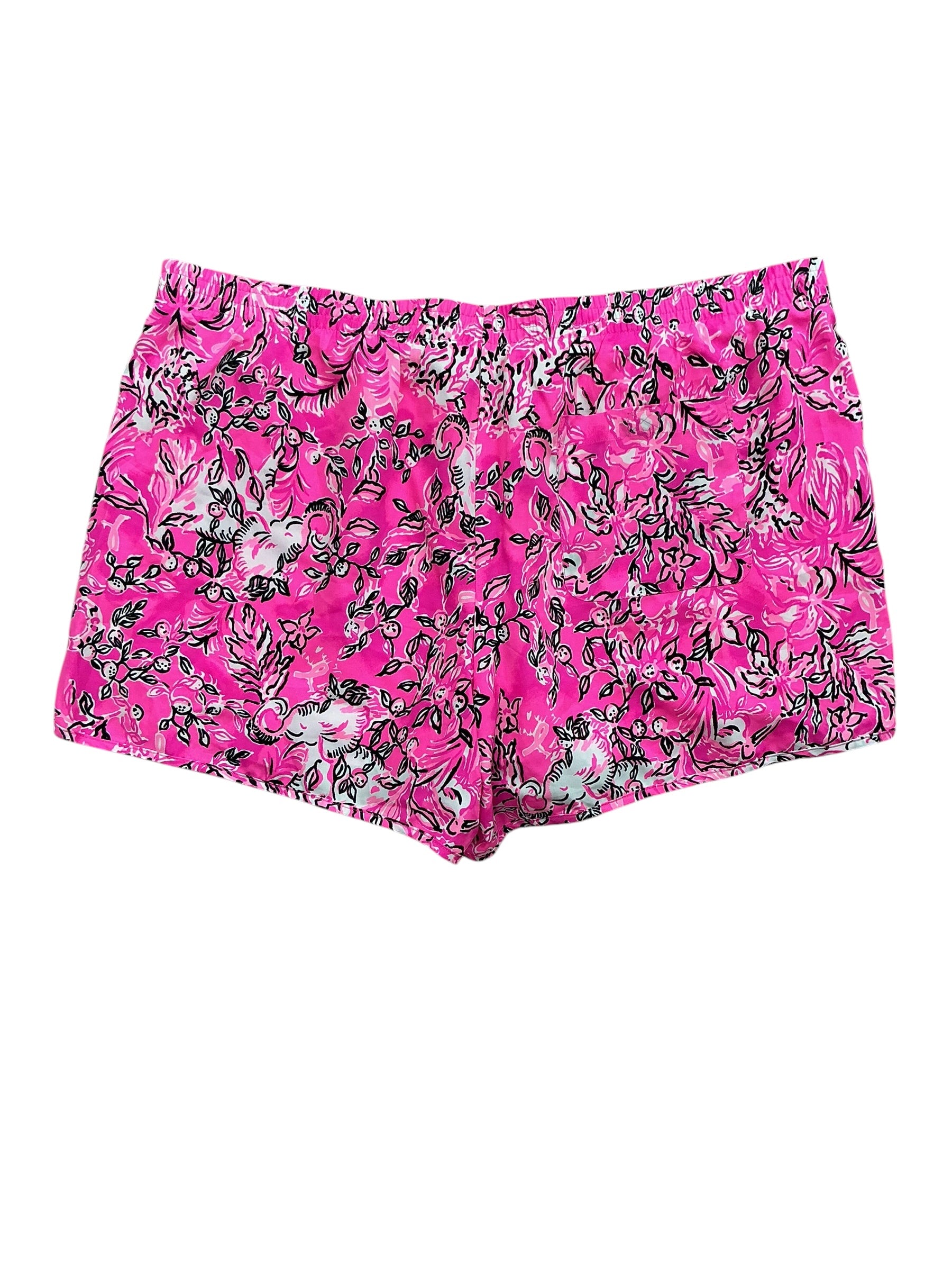 Lilly Pulitzer NWT Ocean Trail Shorts Plumeria Pink Purposefully Pink - Size XL