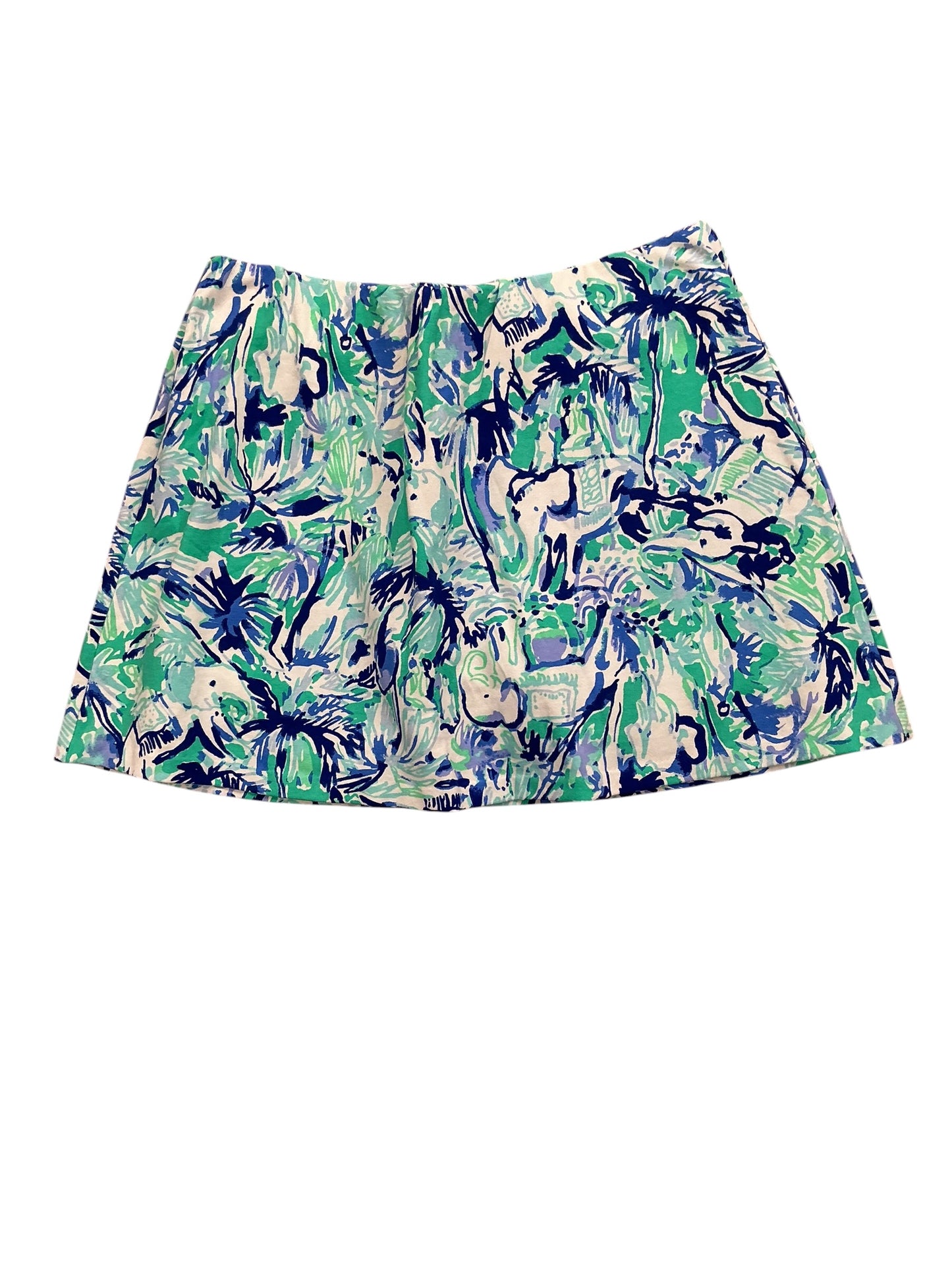 Lilly Pulitzer NWT Madison Skort Tropical Tur Elephant Appeal - Size M