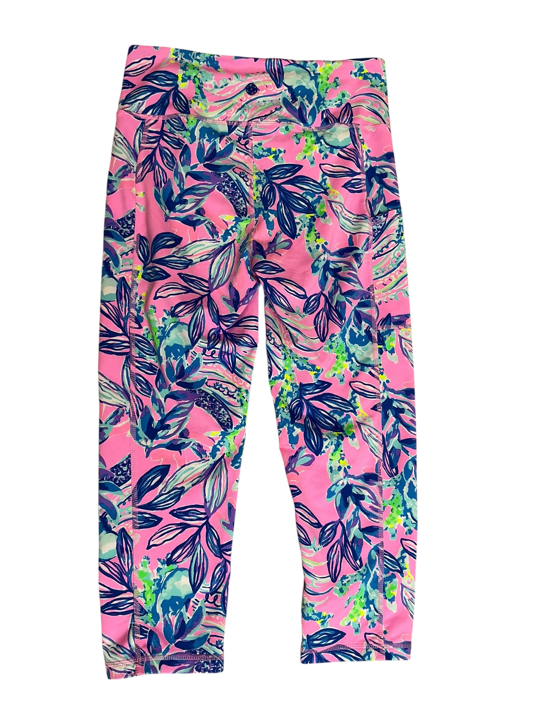 Lilly Pulitzer UPF 50+ Luxletic Weekender High Rise Crop Legging Just A Lil Jelly - Size M