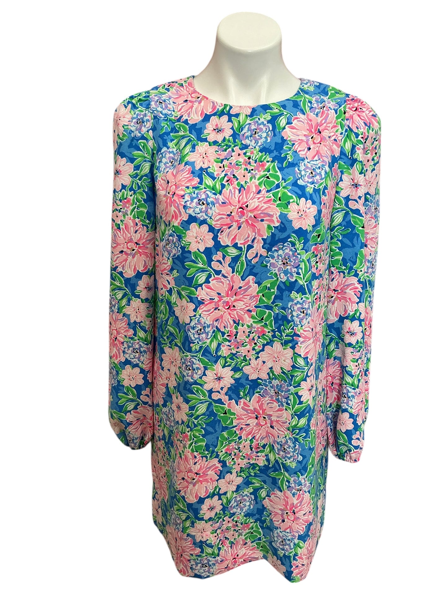 Lilly Pulitzer Alyna Long Sleeve Dress Spring In Your Step - Size 4
