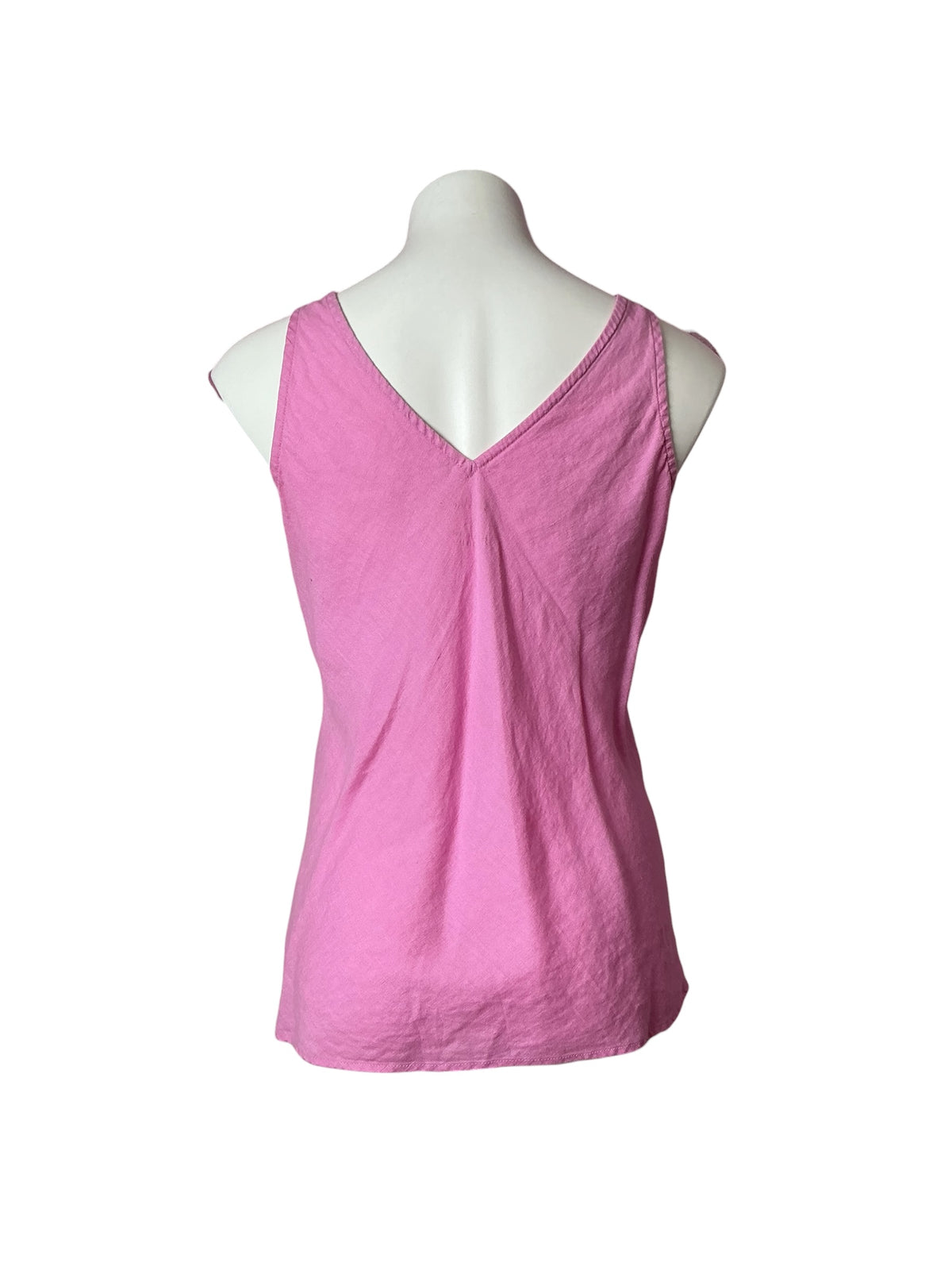 Lilly Pulitzer Florin Sleeveless Linen Top - Pink - Size XXS