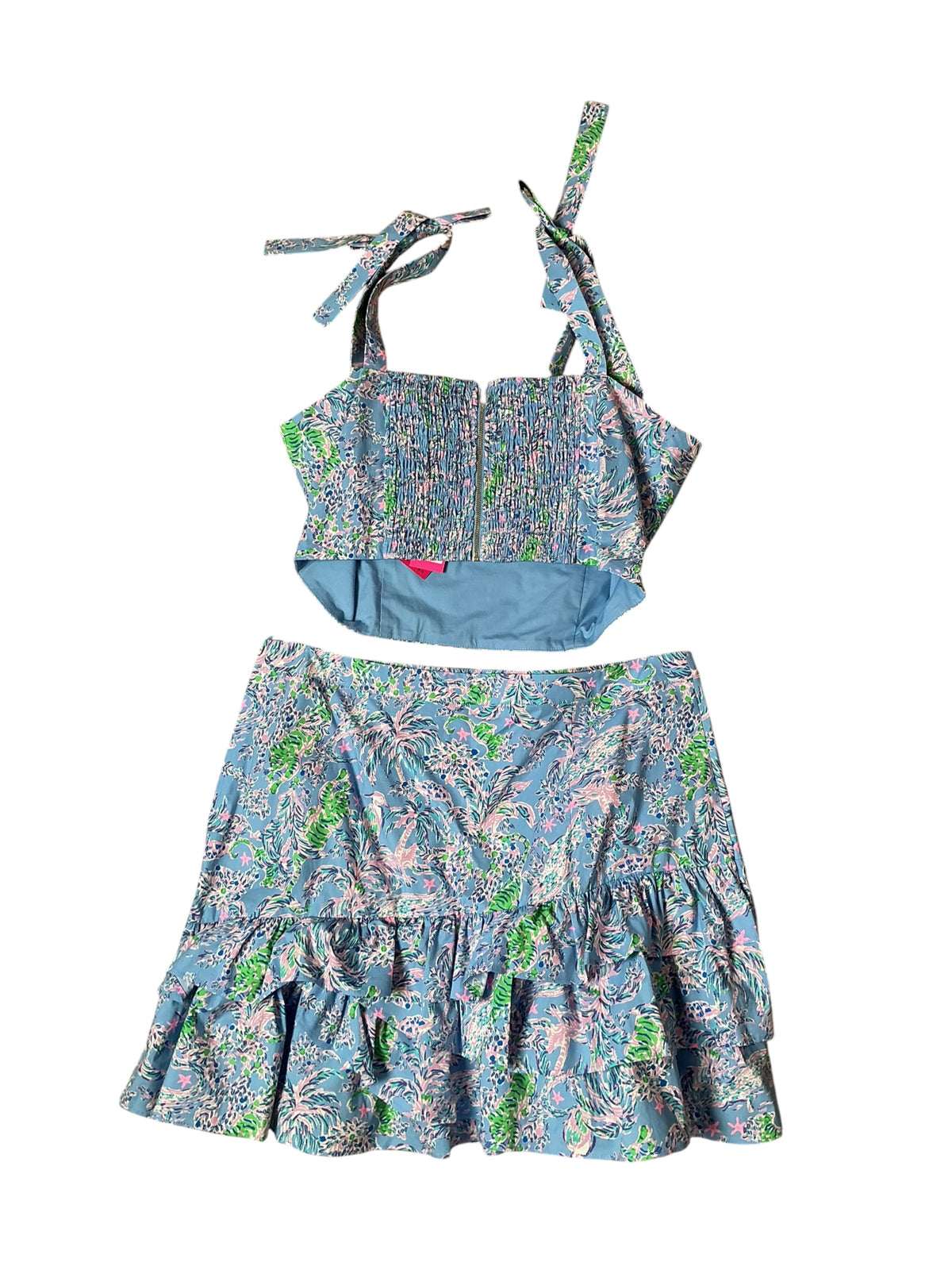 Lilly Pulitzer NWT Rosalie Blue Peri The Turtle Package - Size 16