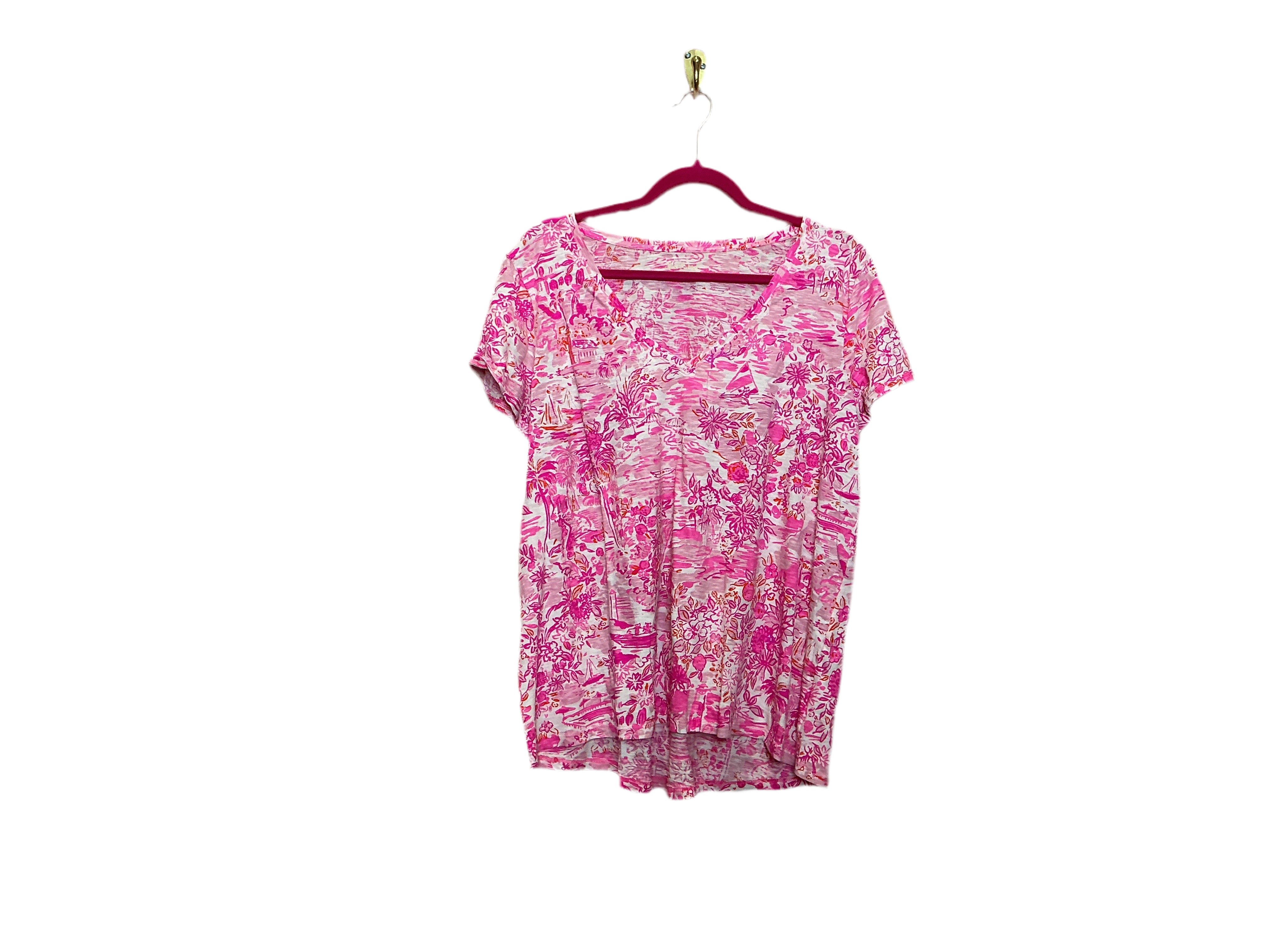 Lilly Pulitzer Short Sleeve Top - Size XL