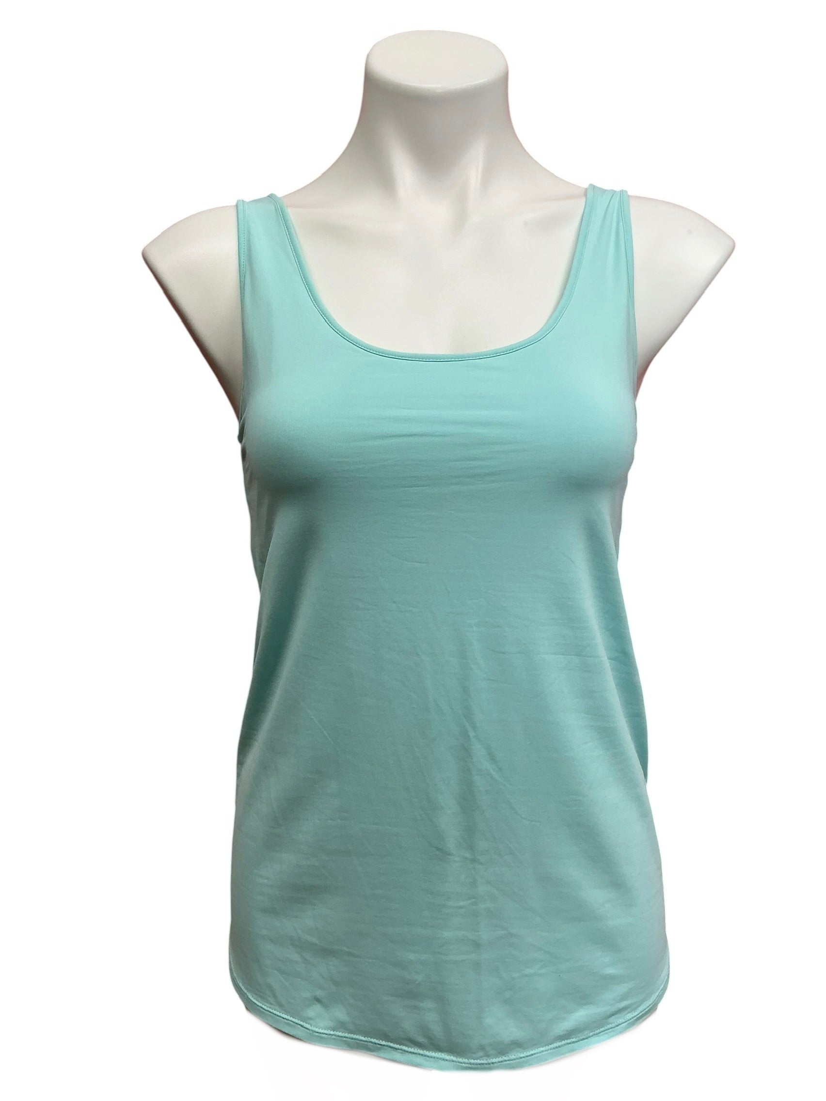 Lilly Pulitzer Halee Tank Top Solid Crystal Water - Size S