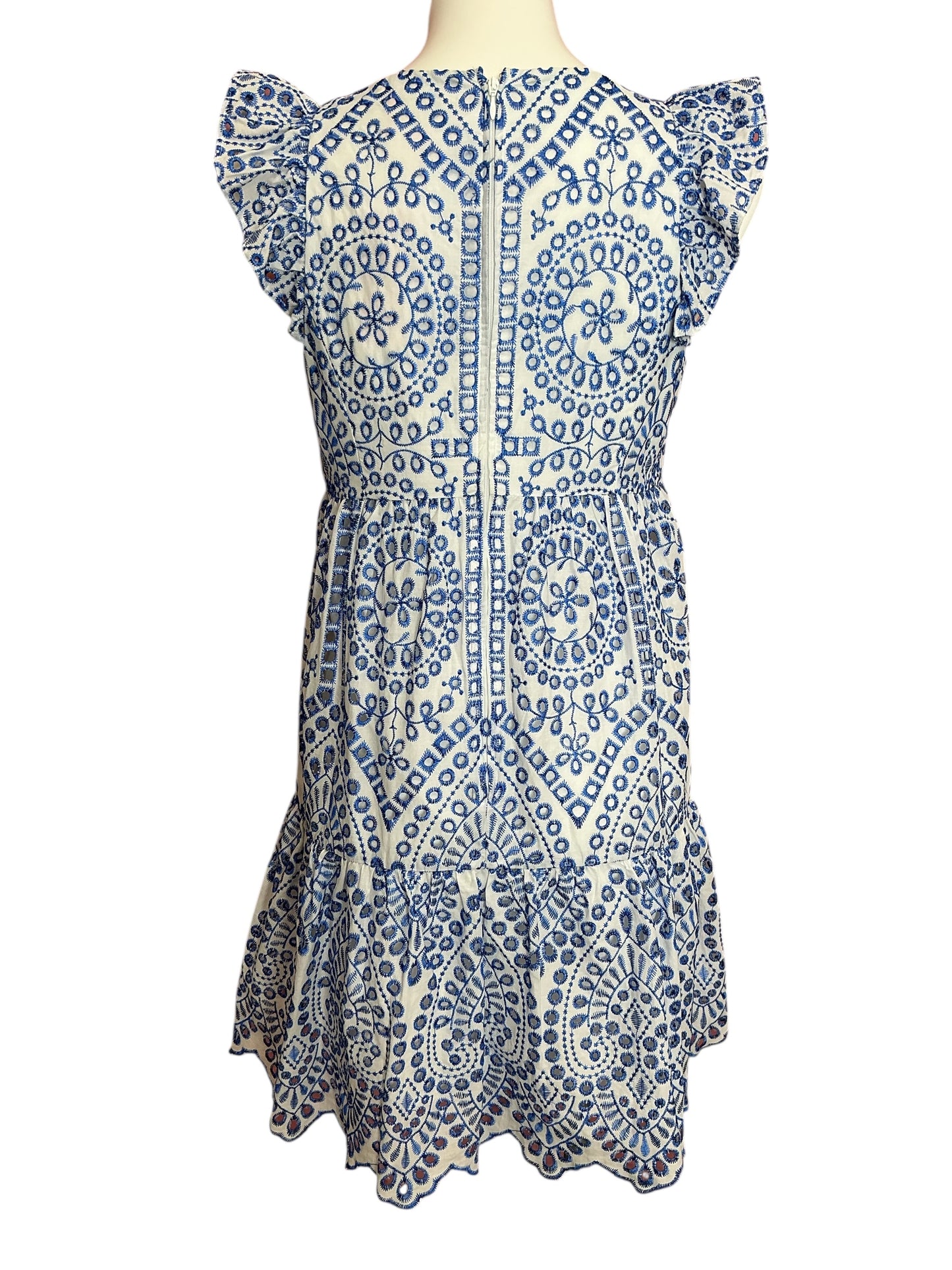Lilly Pulitzer Keila Tunic Dress Bluefin Moroccan Eyelet - Size 4
