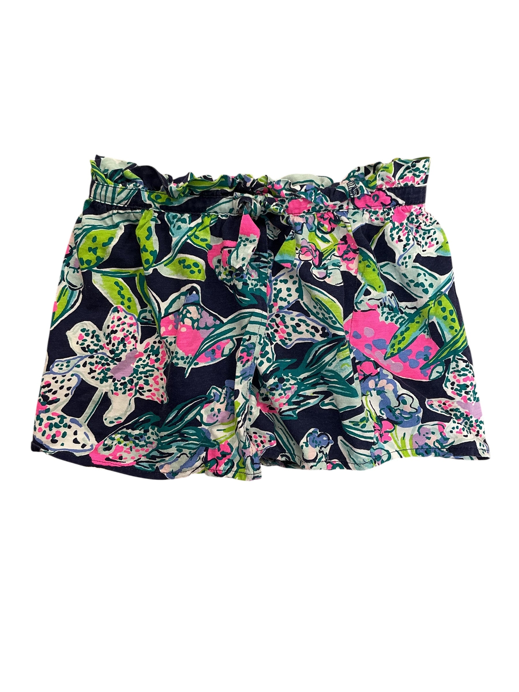 Lilly Pulitzer Kids Girls Karla Skort Bright Navy Sway This Way - Size M
