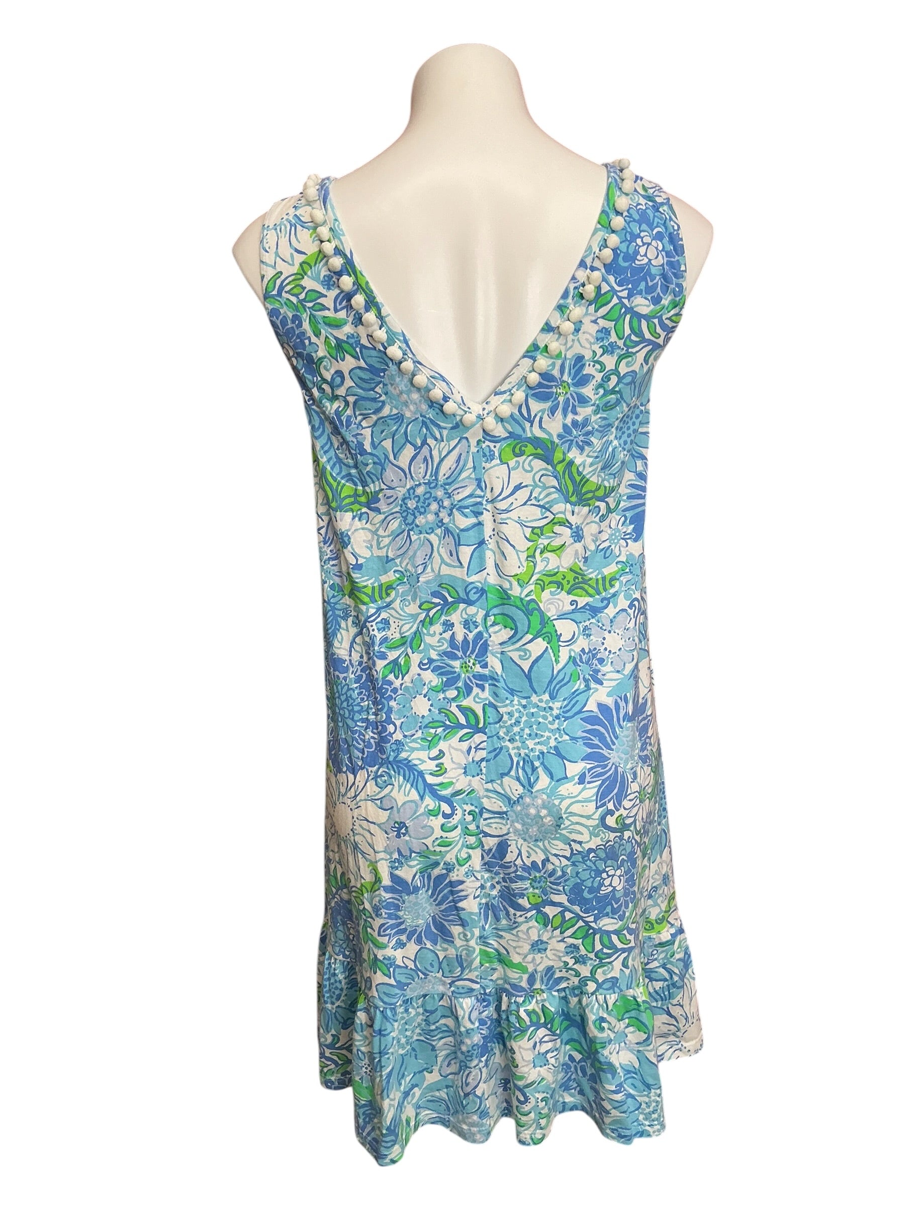 Lilly Pulitzer Camilla Swing Dress Frenchie Blue Suns Out - Size L
