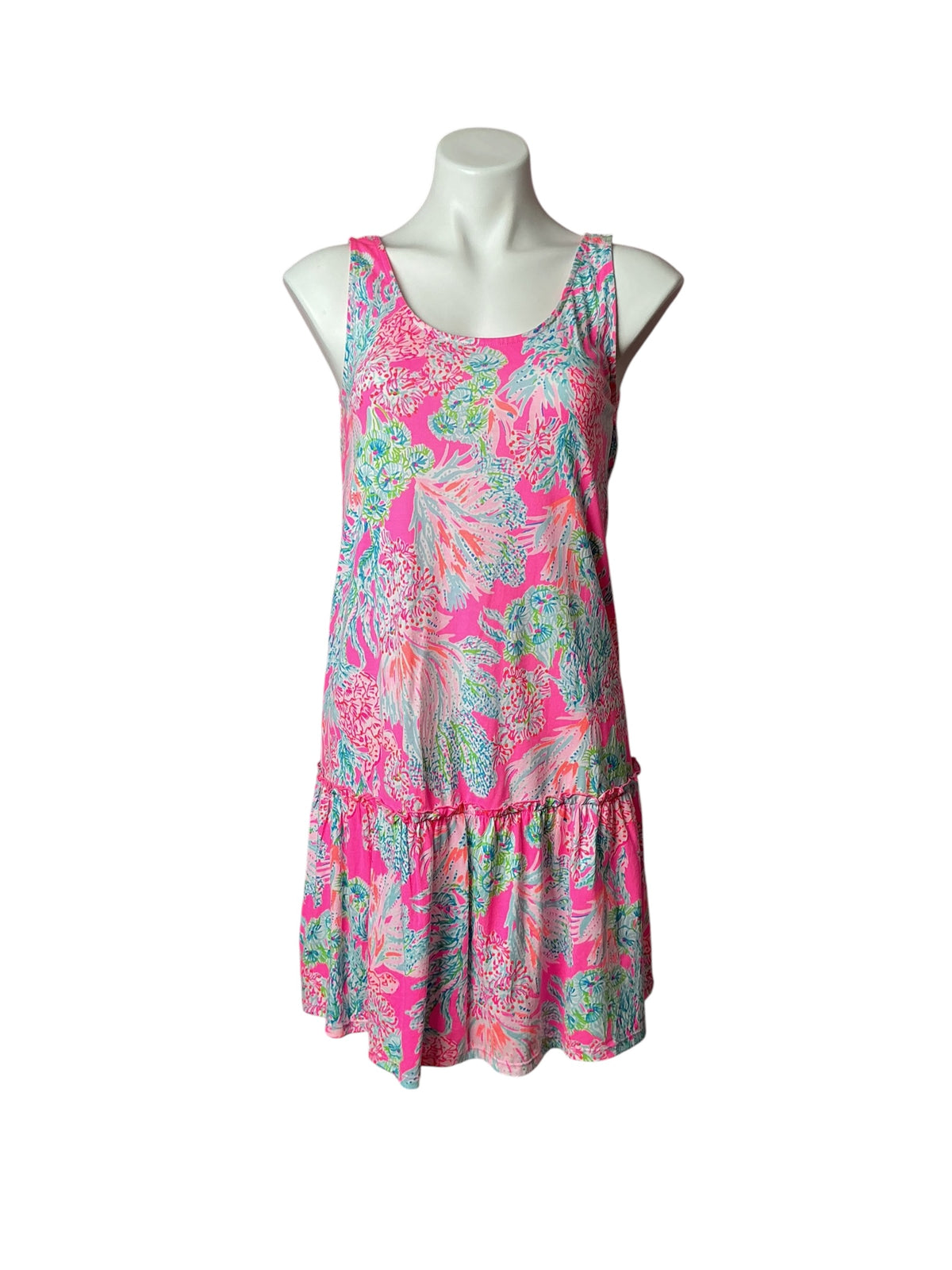Lilly Pulitzer NWT Skyelar Dress Prosecco Pink Seaing Things - Size XS