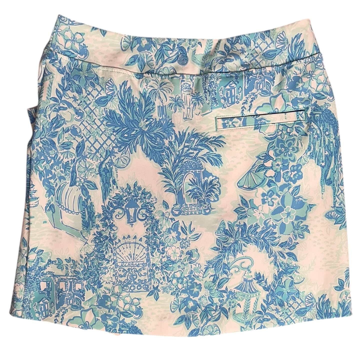 Lilly Pulitzer Luxletic Daphne Skort Toile Me About It - Size 4