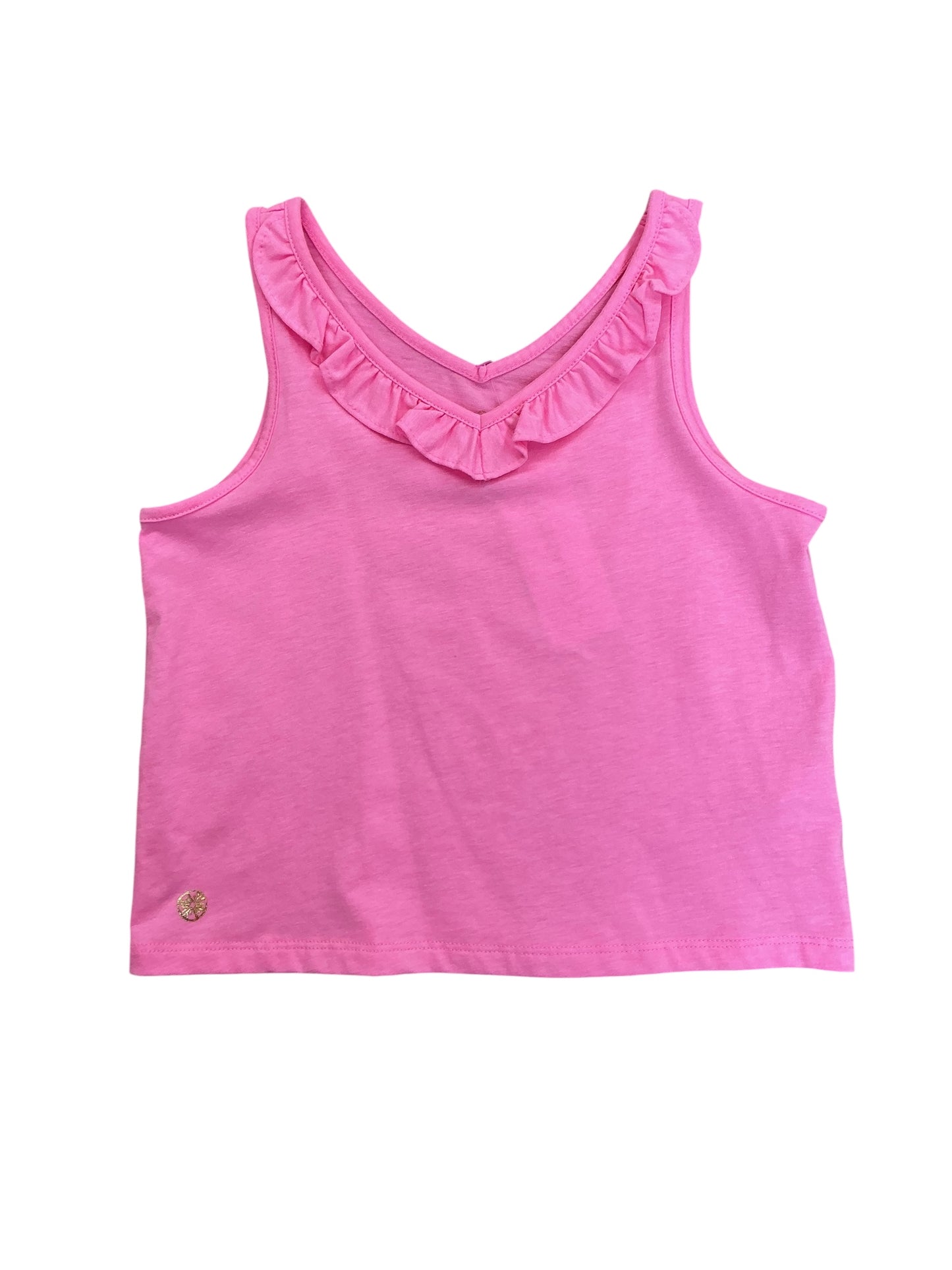 Lilly Pulitzer Mini Alessa Top Girls Pelican Pink - Size M