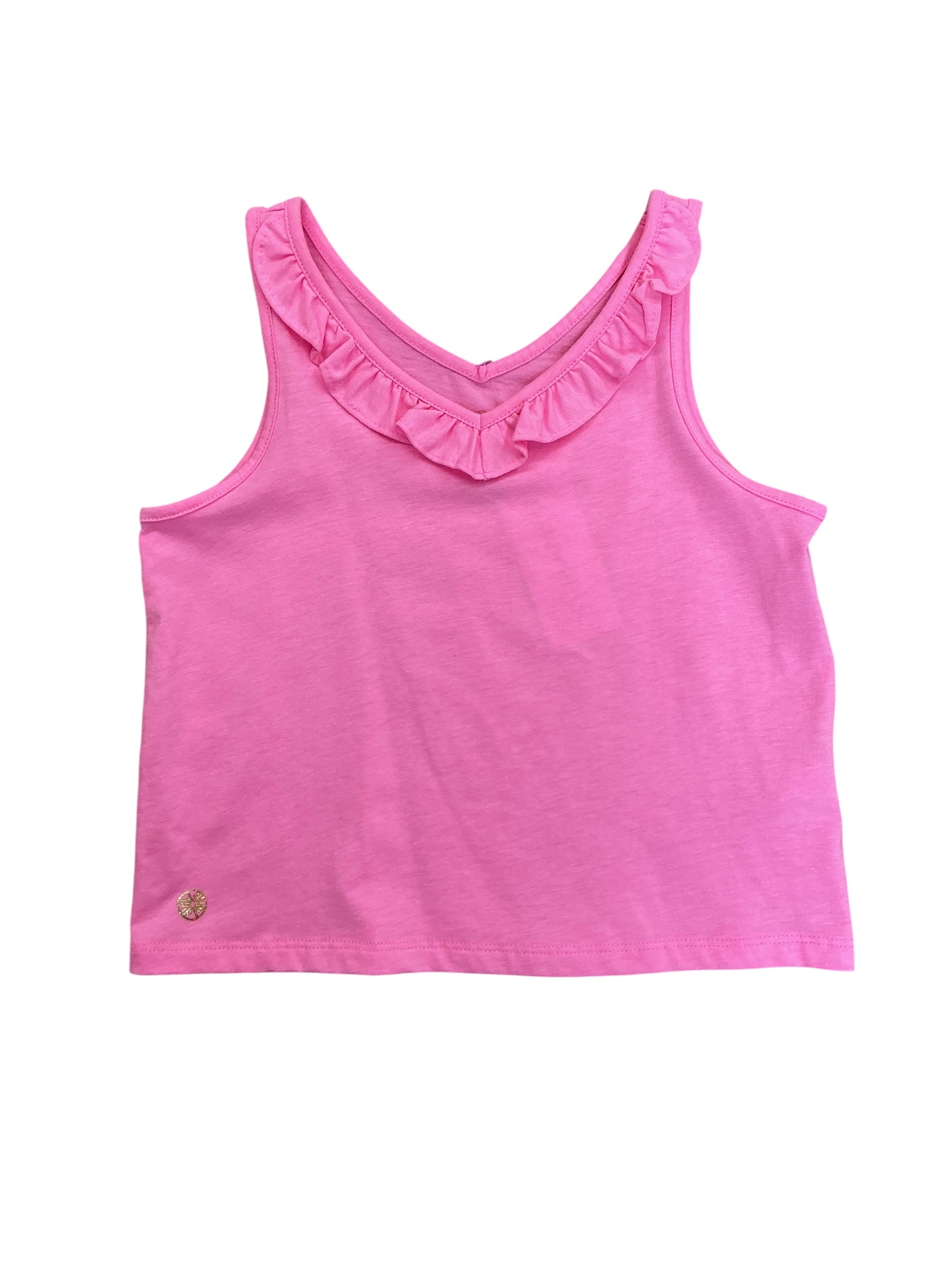 Lilly Pulitzer Mini Alessa Top Girls Pelican Pink - Size M