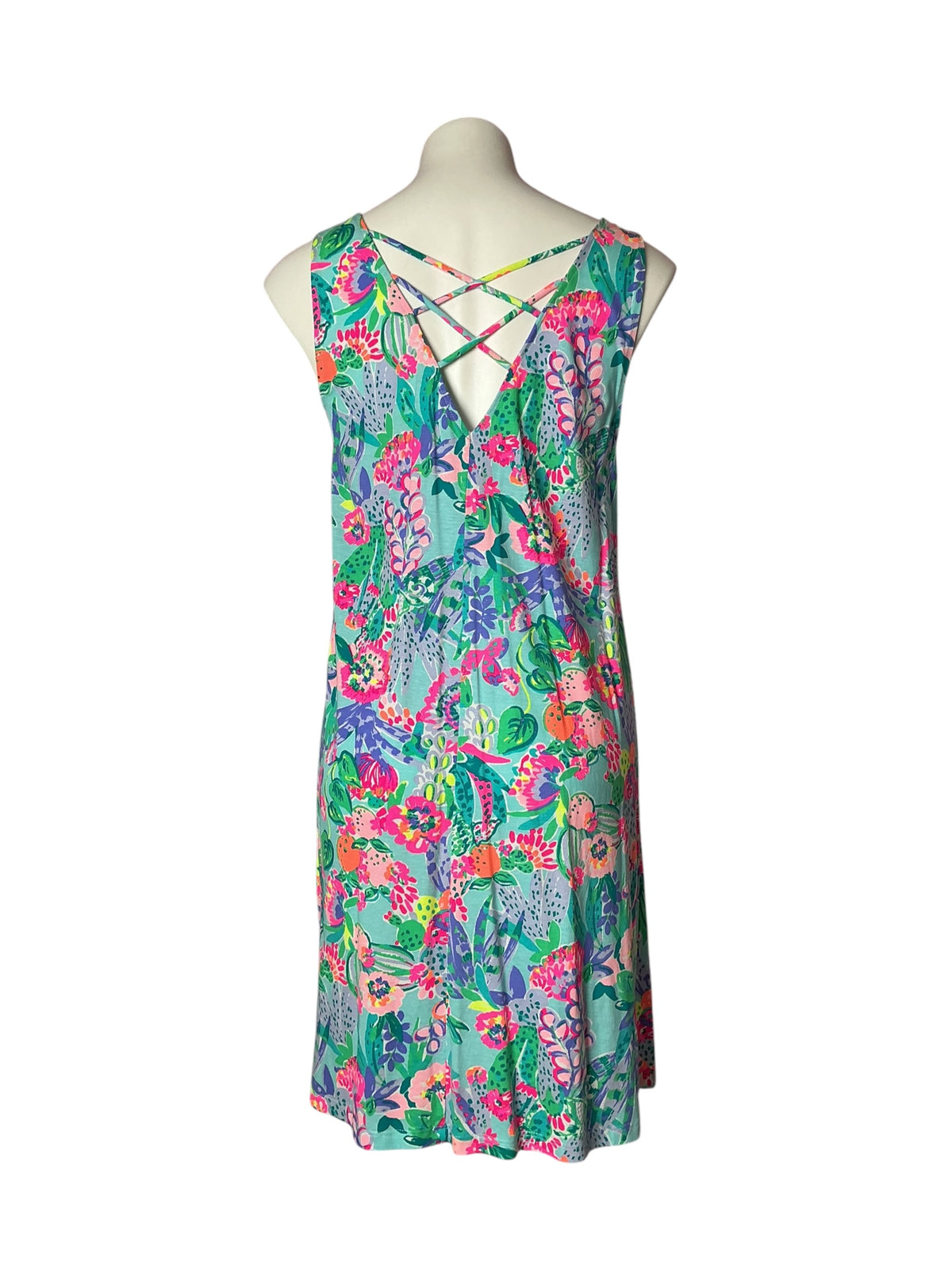 the Lilly Pulitzer Kristen Swing Dress Me and My Zesty - Size M