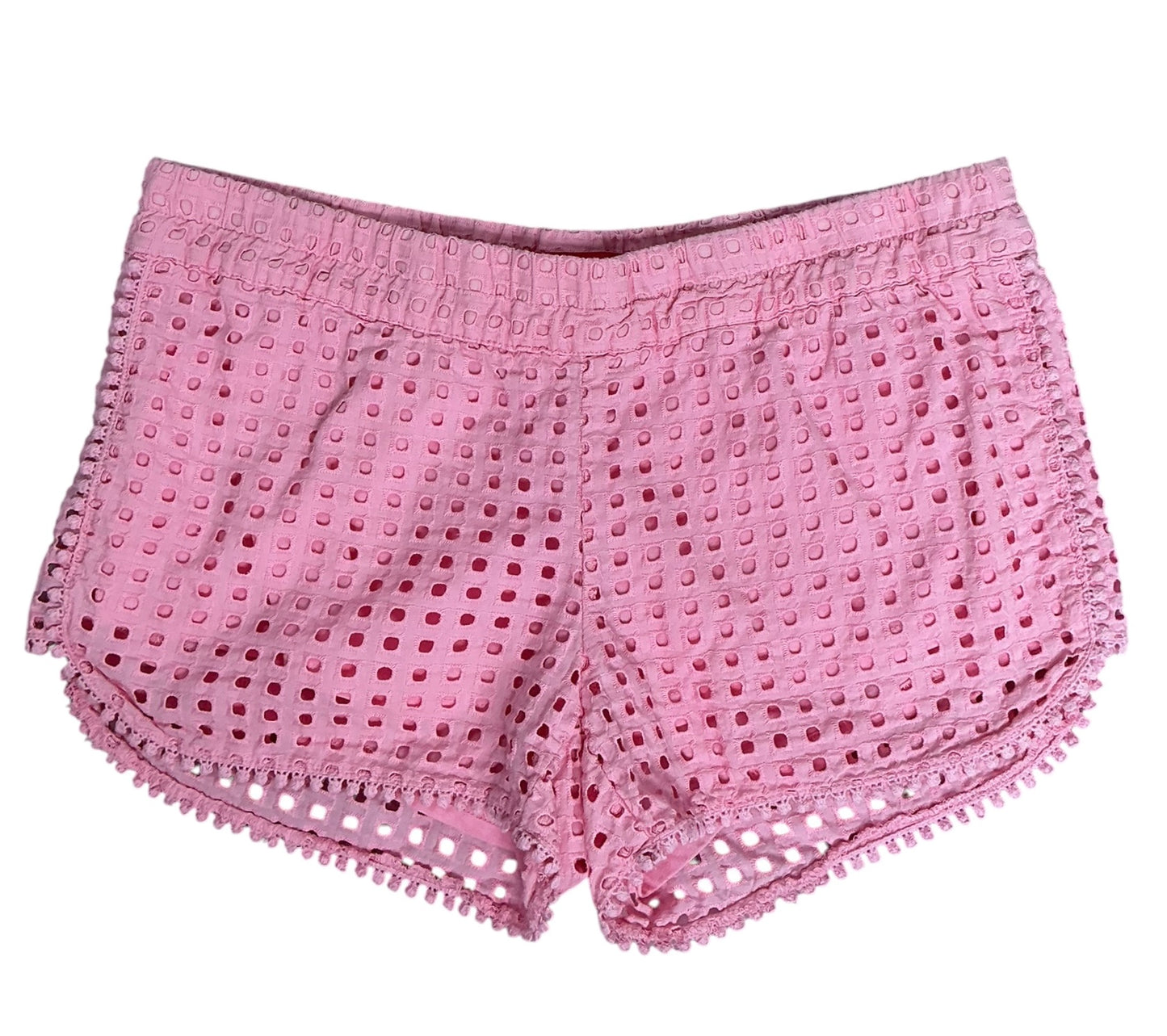 Lilly Pulitzer For Target Crochet Eyelet Shorts Palm Beach Pink - Size S