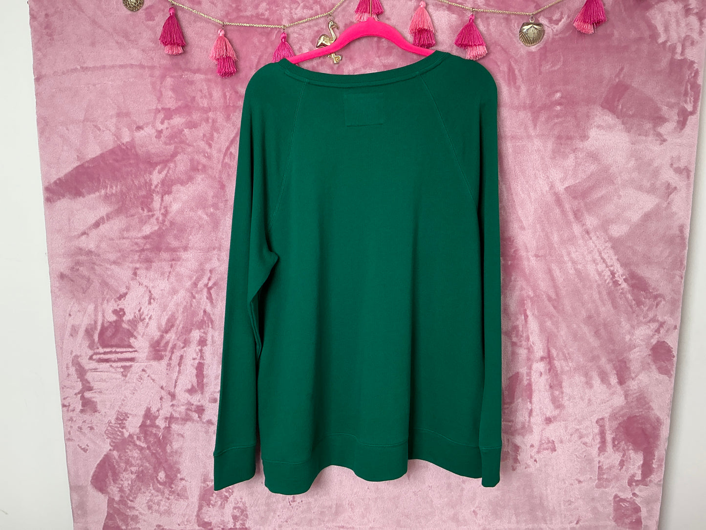 Lilly Pulitzer Sweater NWT - Beach Comber Pullover - Evergreen - Size XXL