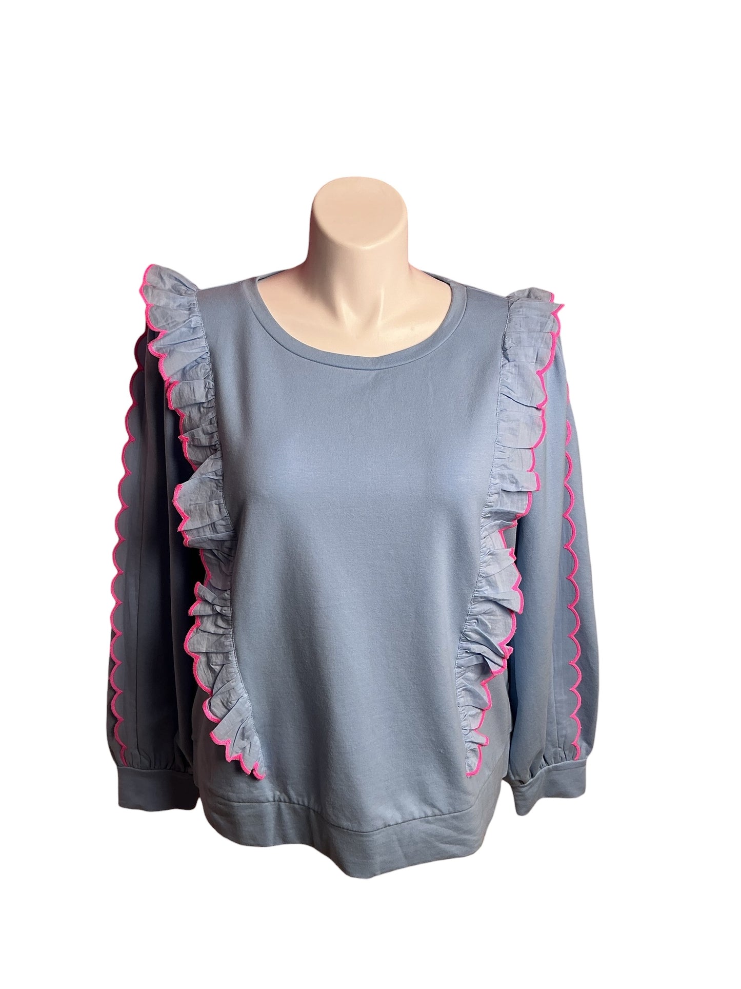 Lilly Pulitzer- NWT Suzy Sweatshirt Blue Peri Size XL