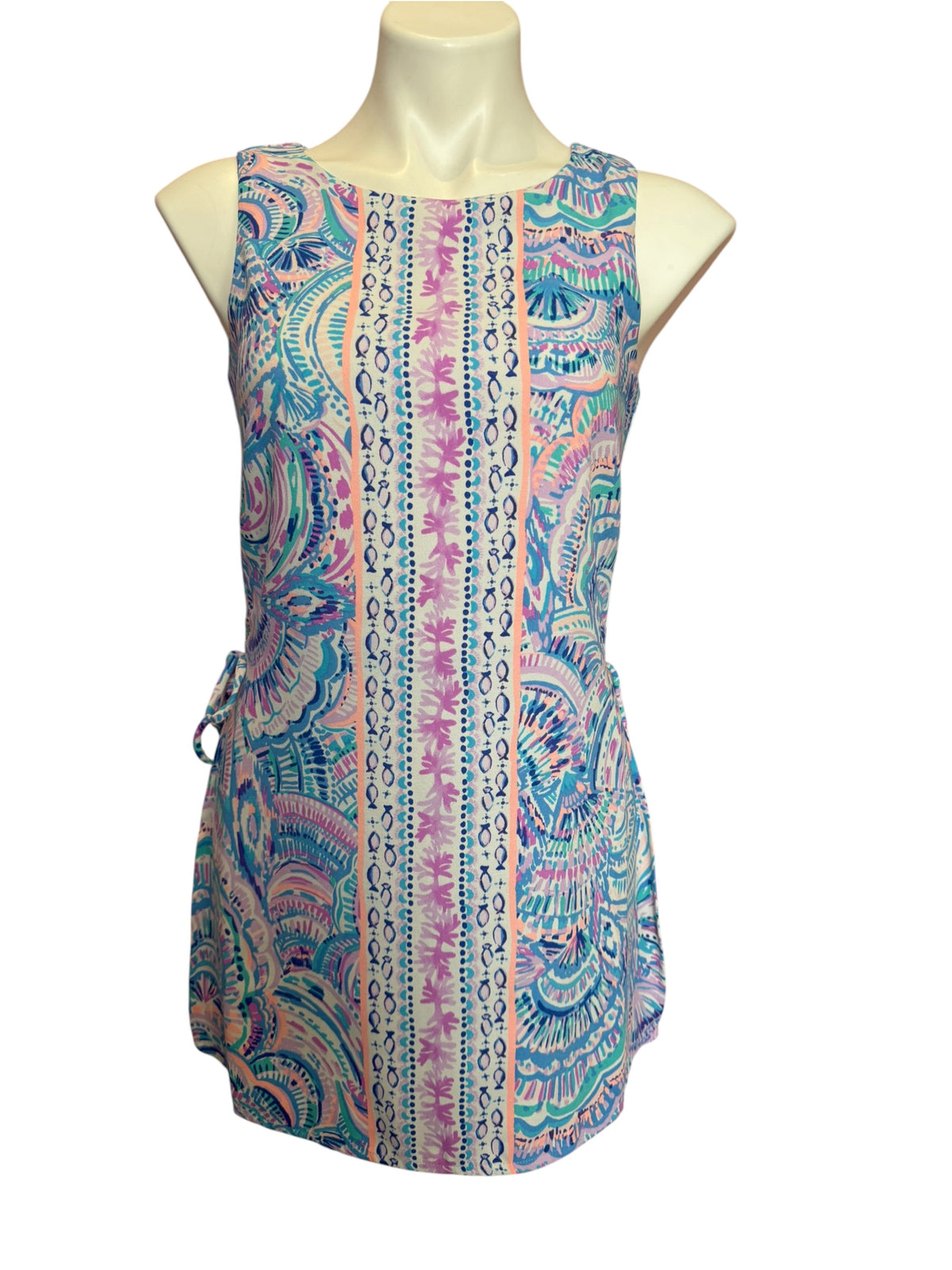 Lilly Pulitzer Donna Romper Happy As A Clam - Size 0