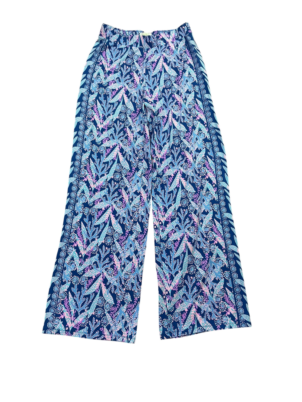 Lilly Pulitzer NWT Allena Knit Palazzo Pants Barton Blue Star Gazing Engineered - Size S