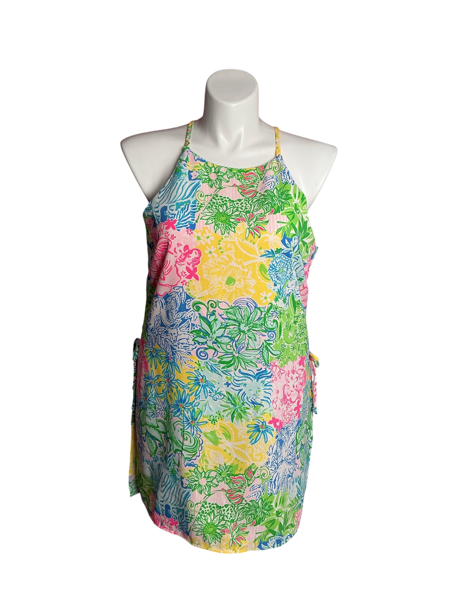 Lilly Pulitzer- NWT Pearl Romper Multi Cheek To Cheek Size 16