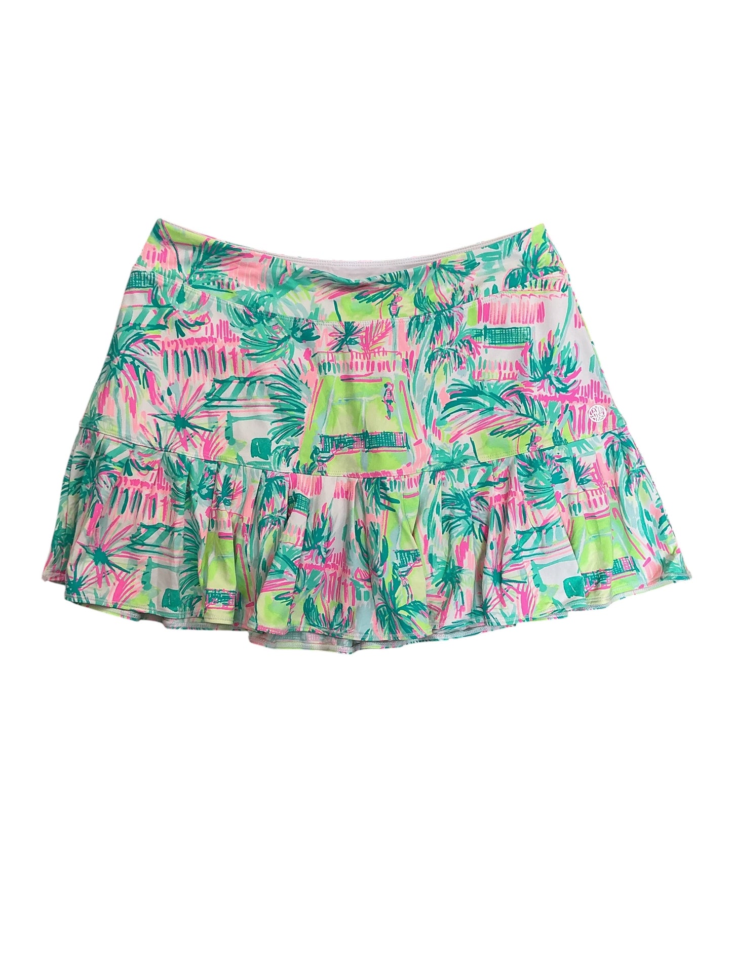 Lilly Pulitzer NWT UPF 50+ Meryl Nylon Taye Skort Multi Perfect Match - Size M