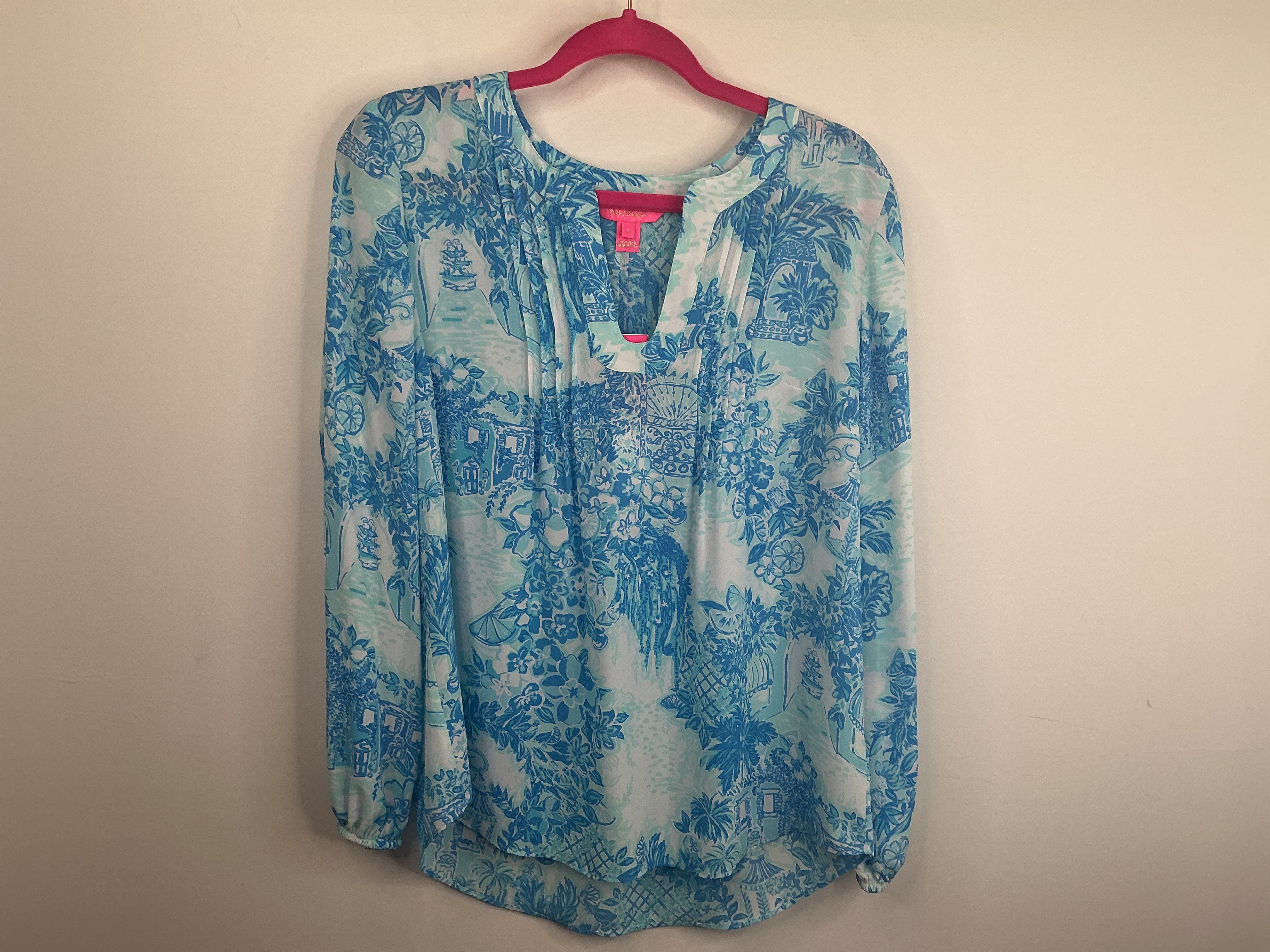 Lilly Pulitzer NWT Colby Top Toile Me About It - Size S