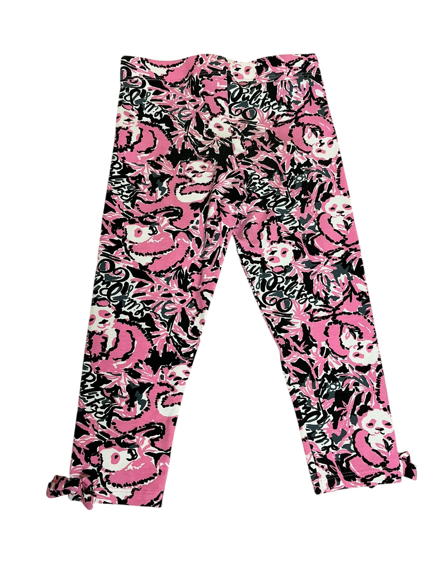 Lilly Pulitzer Girls Maia Legging Hangin With My Boo - Size M 6-7