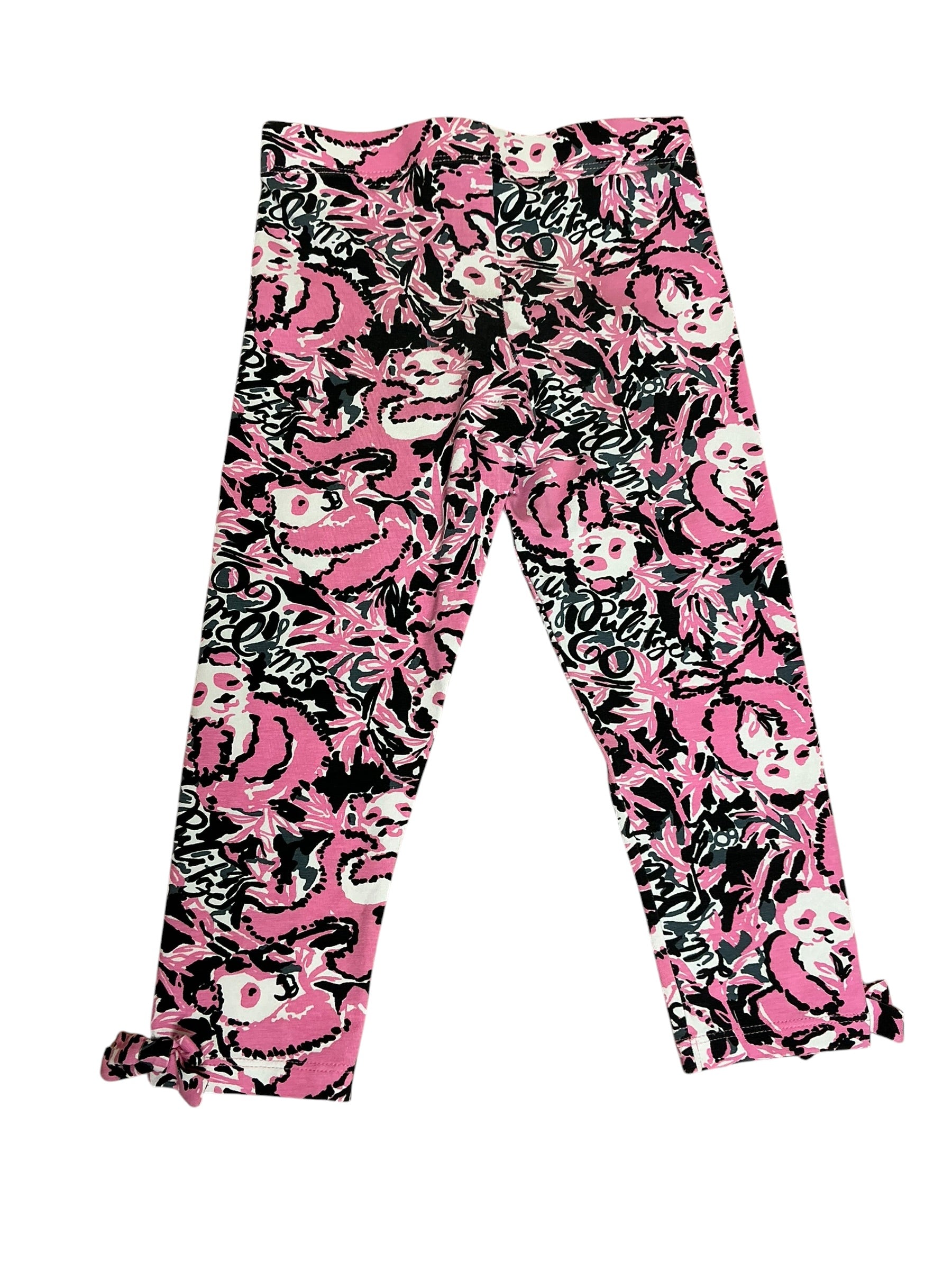 Lilly Pulitzer Girls Maia Legging Hangin With My Boo - Size M 6-7