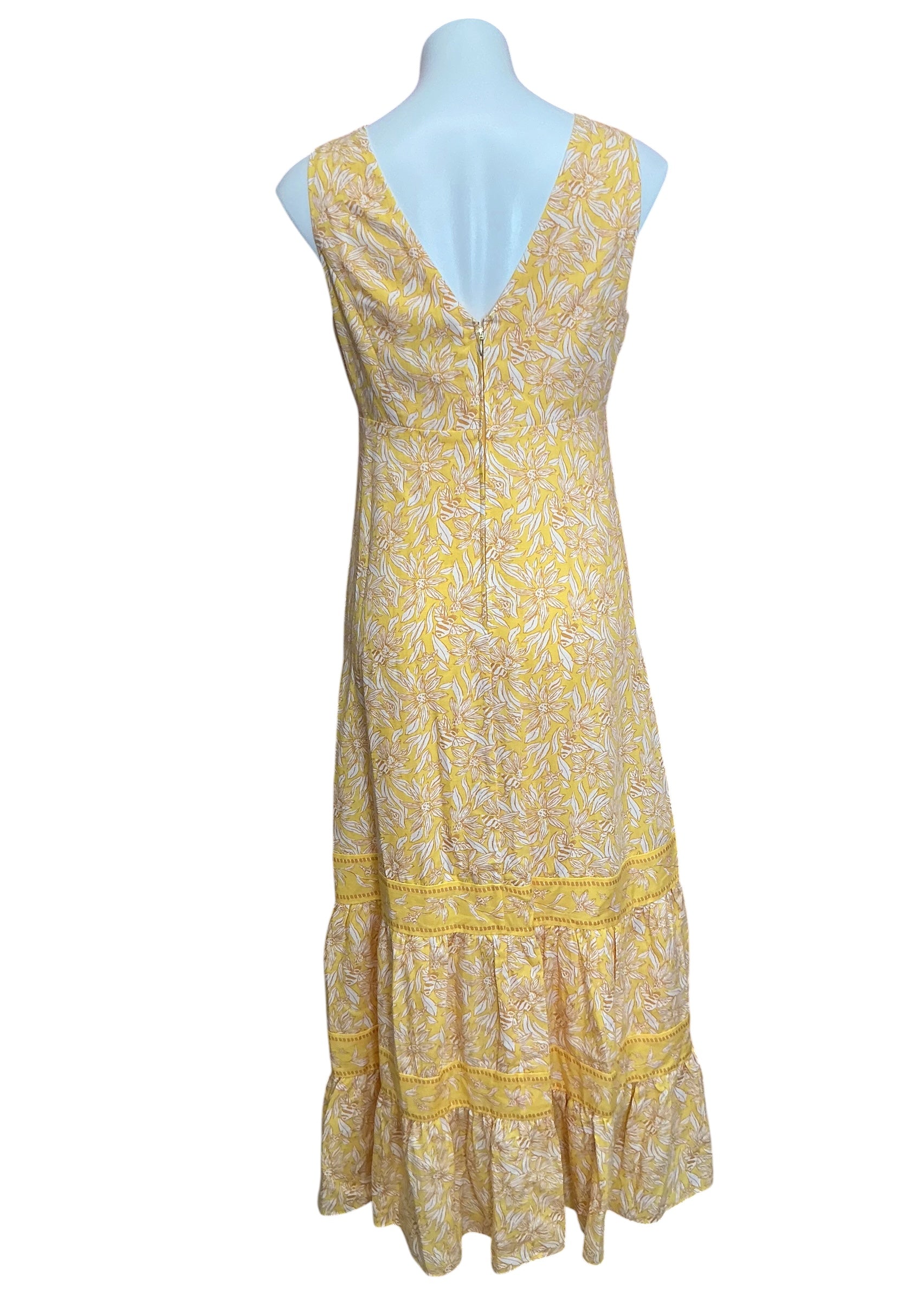 Lilly Pulitzer Avlyn Maxi Dress Honeycomb Hideaway - Size 4