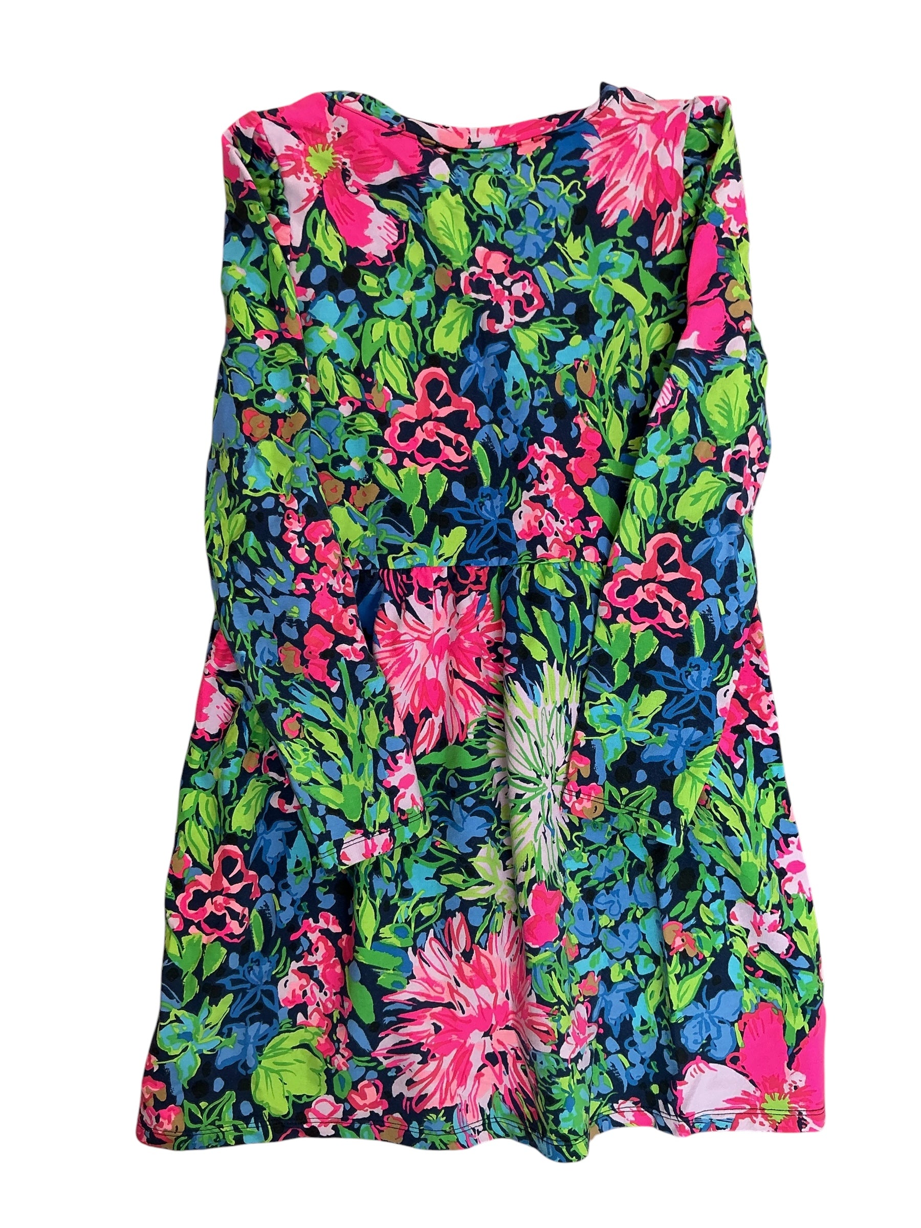 Lilly Pulitzer Girls Kids Teigen Dress Festive Fantasy - Size L (8-10)