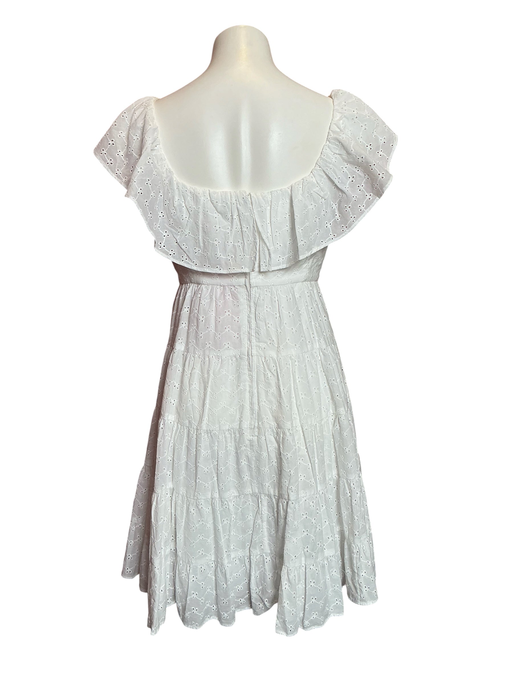 Lilly Pulitzer NWT Emie Dress Resort White Ditsy Vine Eyelet - Size 10
