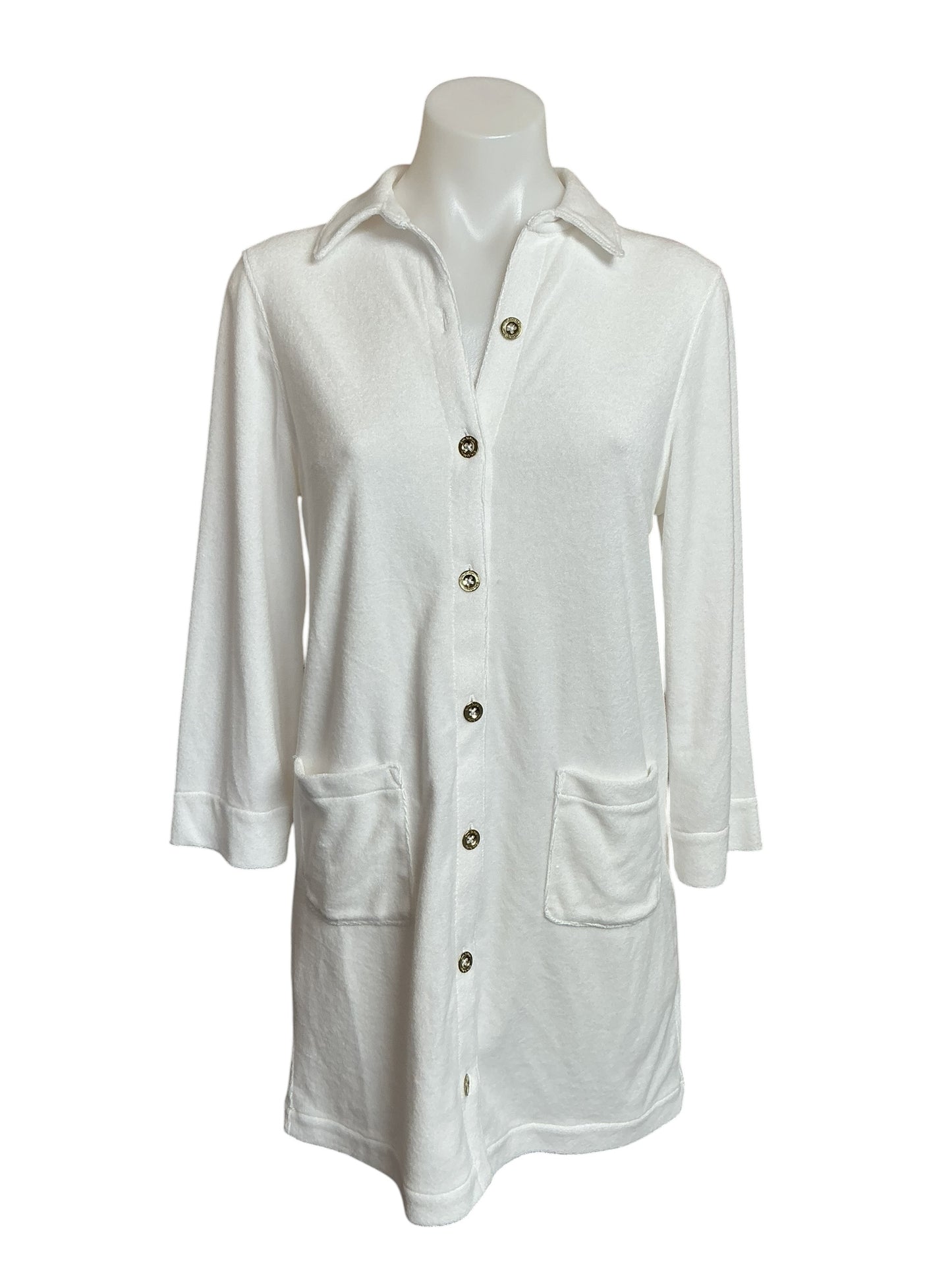 Lilly Pulitzer NWT Natalie Terry Coverup - Resort White - Size XXS