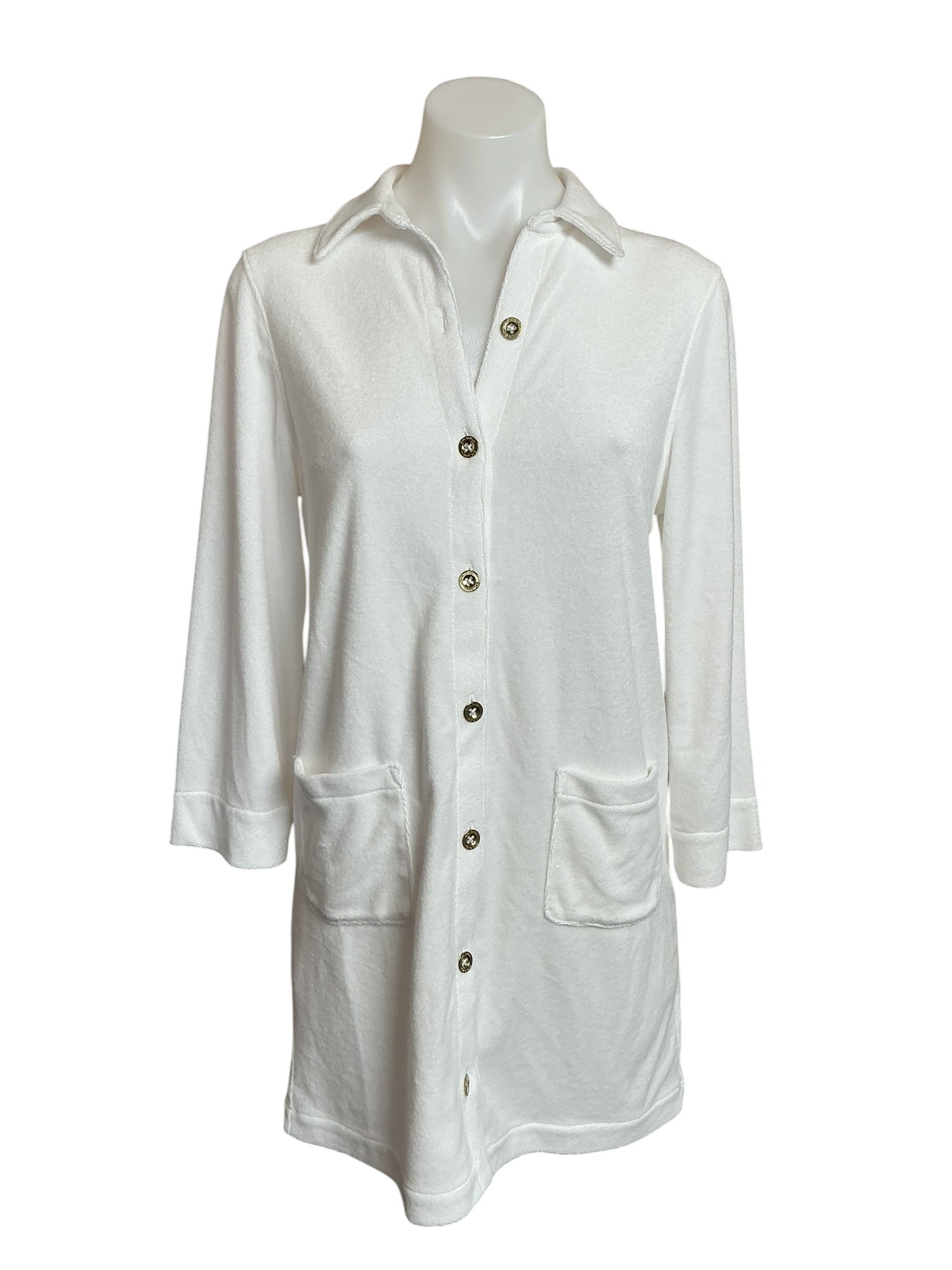 Lilly Pulitzer NWT Natalie Terry Coverup - Resort White - Size XXS
