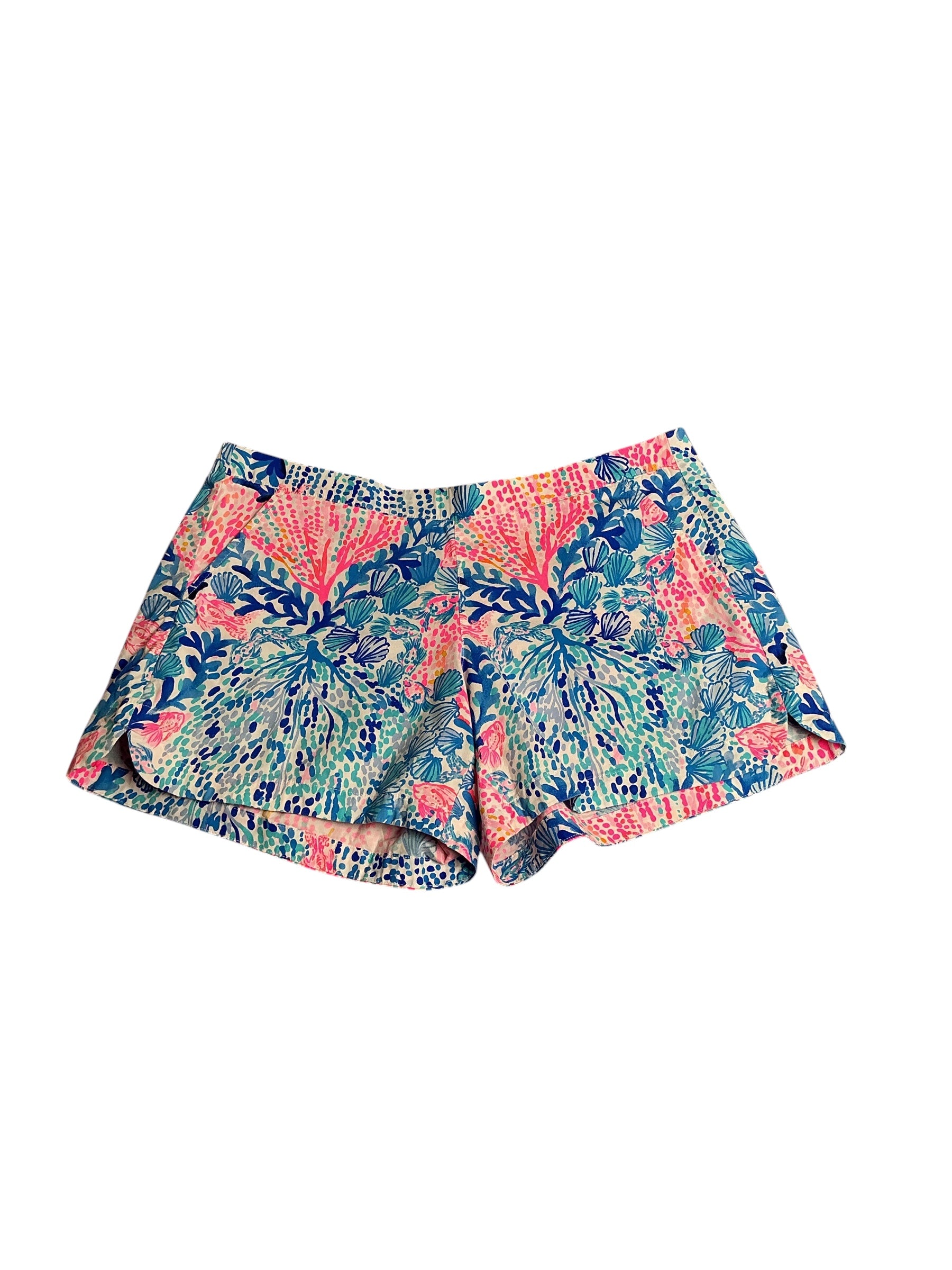 Lilly Pulitzer- Ocen View Short Resort White Sway With Me Size L
