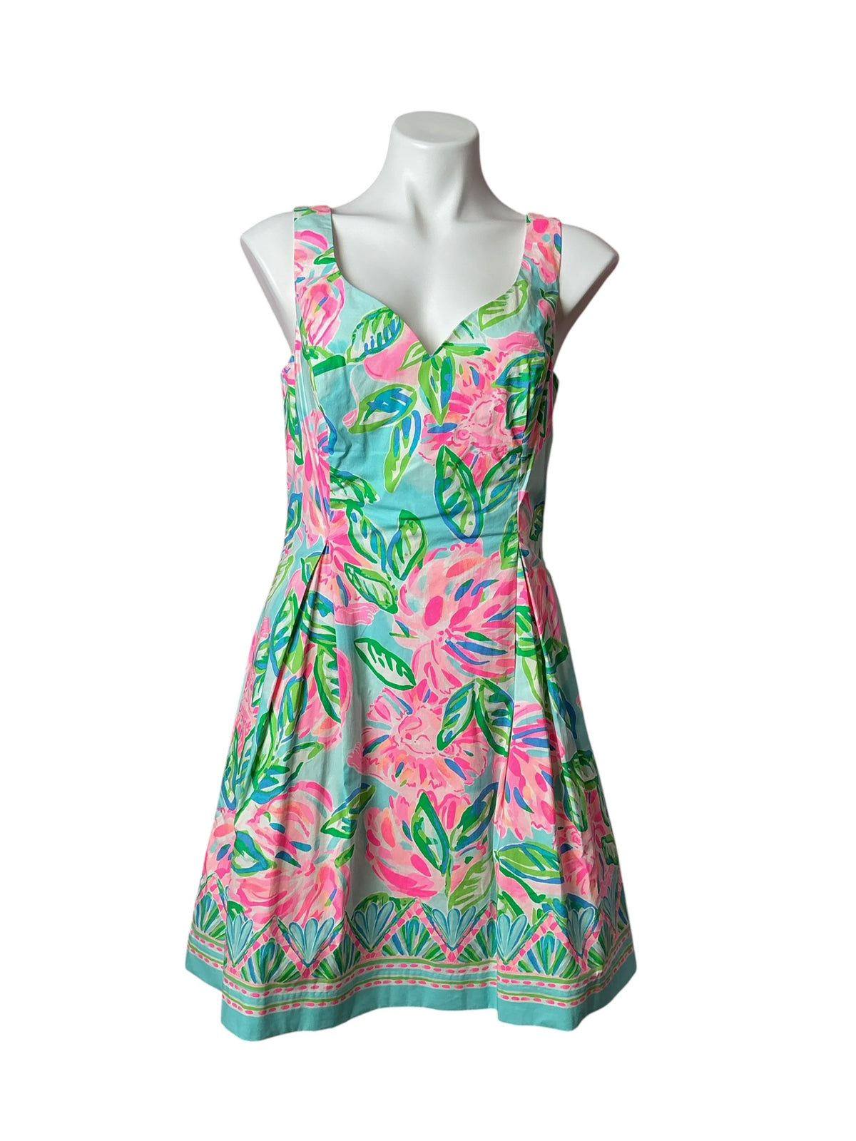 Lilly Pulitzer Linnet Stretch Dress Totally Blossom - Size 8