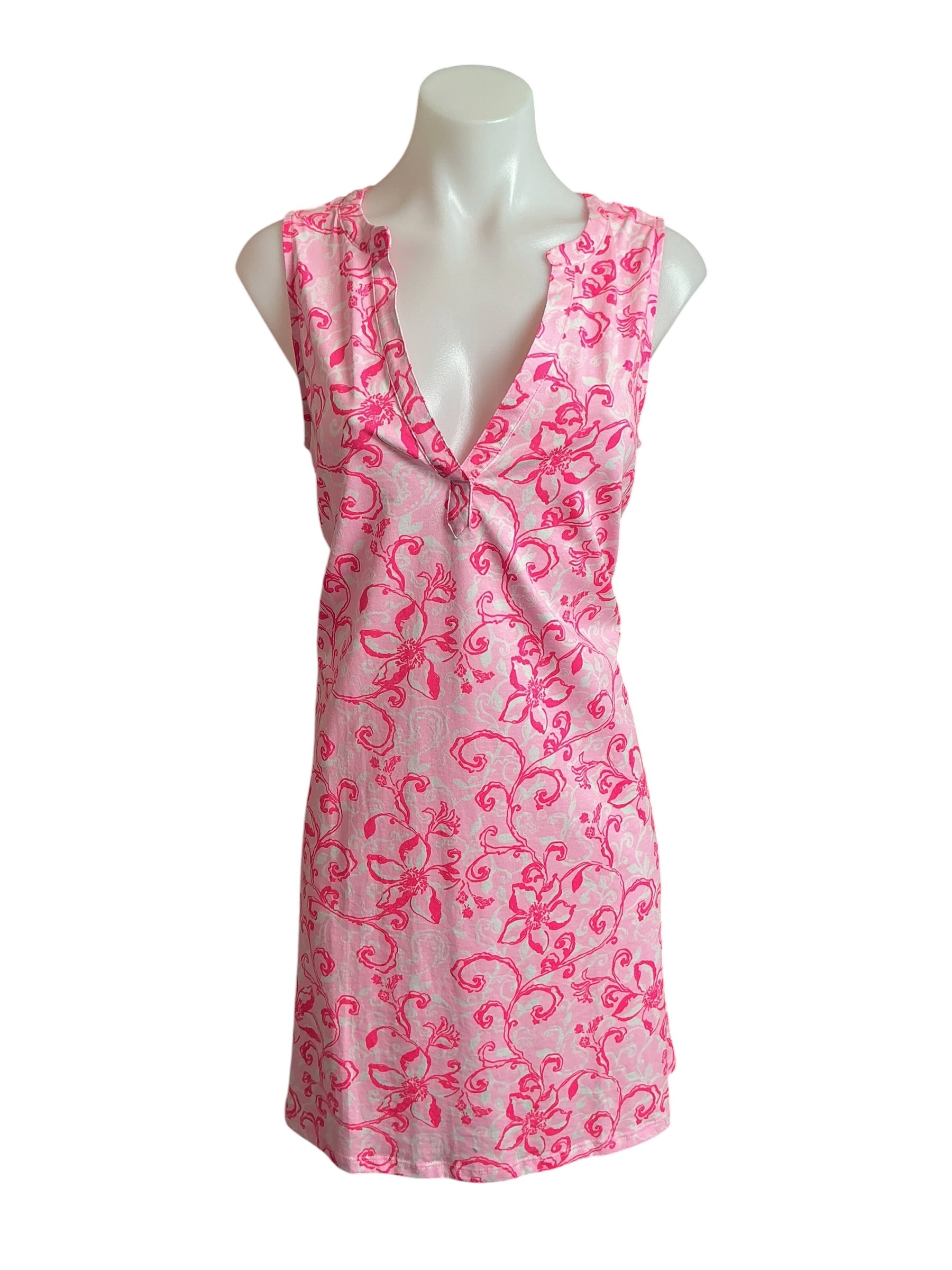 Lilly Pulitzer NWT Dev Dress Conch Shell Pink Flamingle Garden - Size S