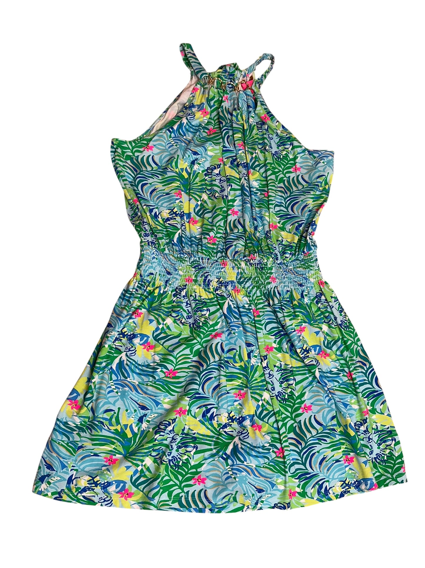 Lilly Pulitzer Shirelle Skirted Romper Multi Via Parigi - Size L