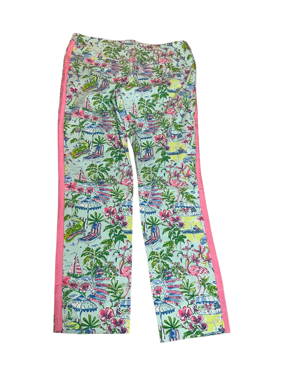 Lilly Pulitzer NWT Mens Stuff Mizner Pant Salt Pond Blue Sunny Dee - Size 38