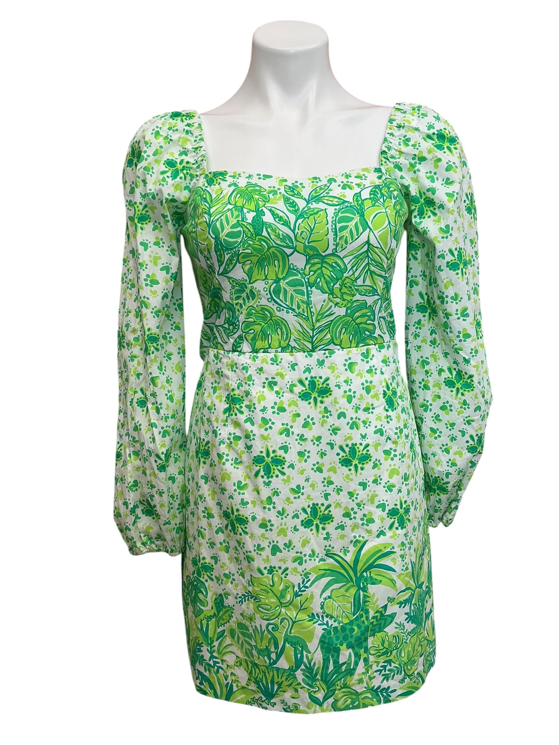 Lilly Pulitzer Esteli Romper Resort White Palm Beach Party Animal - Size 4