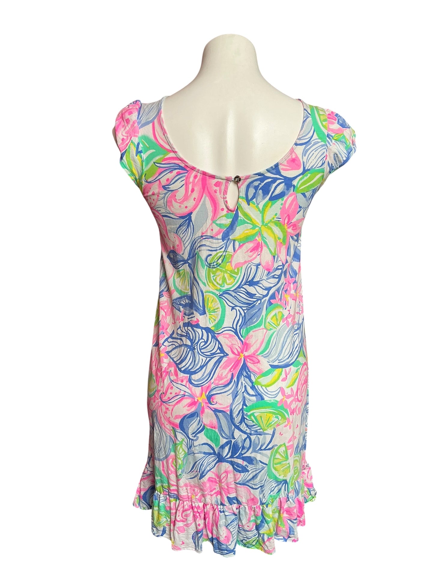 Lilly Pulitzer Rejina Dress Multi Havana Cocktail - Size XS