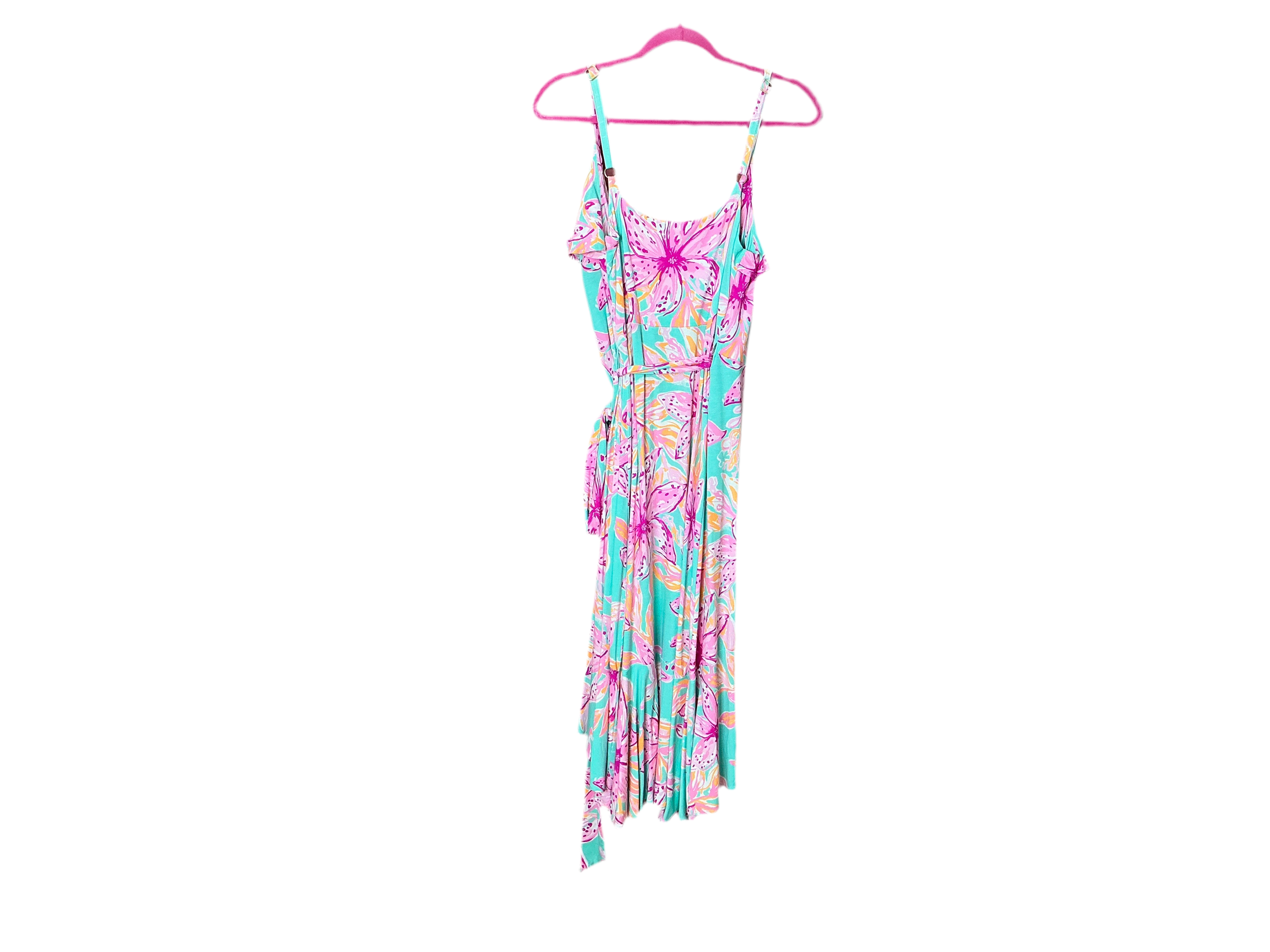 Lilly Pulitzer Fontaine Wrap Dress Size M