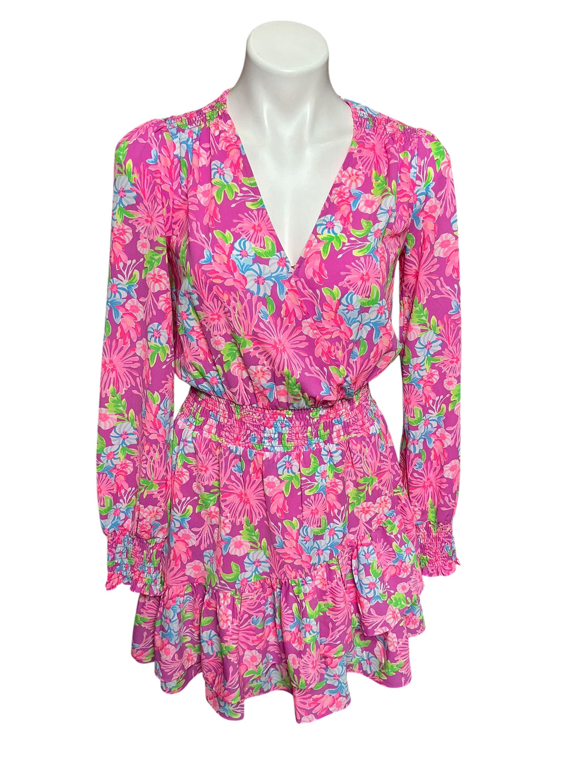Lilly Pulitzer Cristiana Stretch Dress Mom's the Word - Size 0