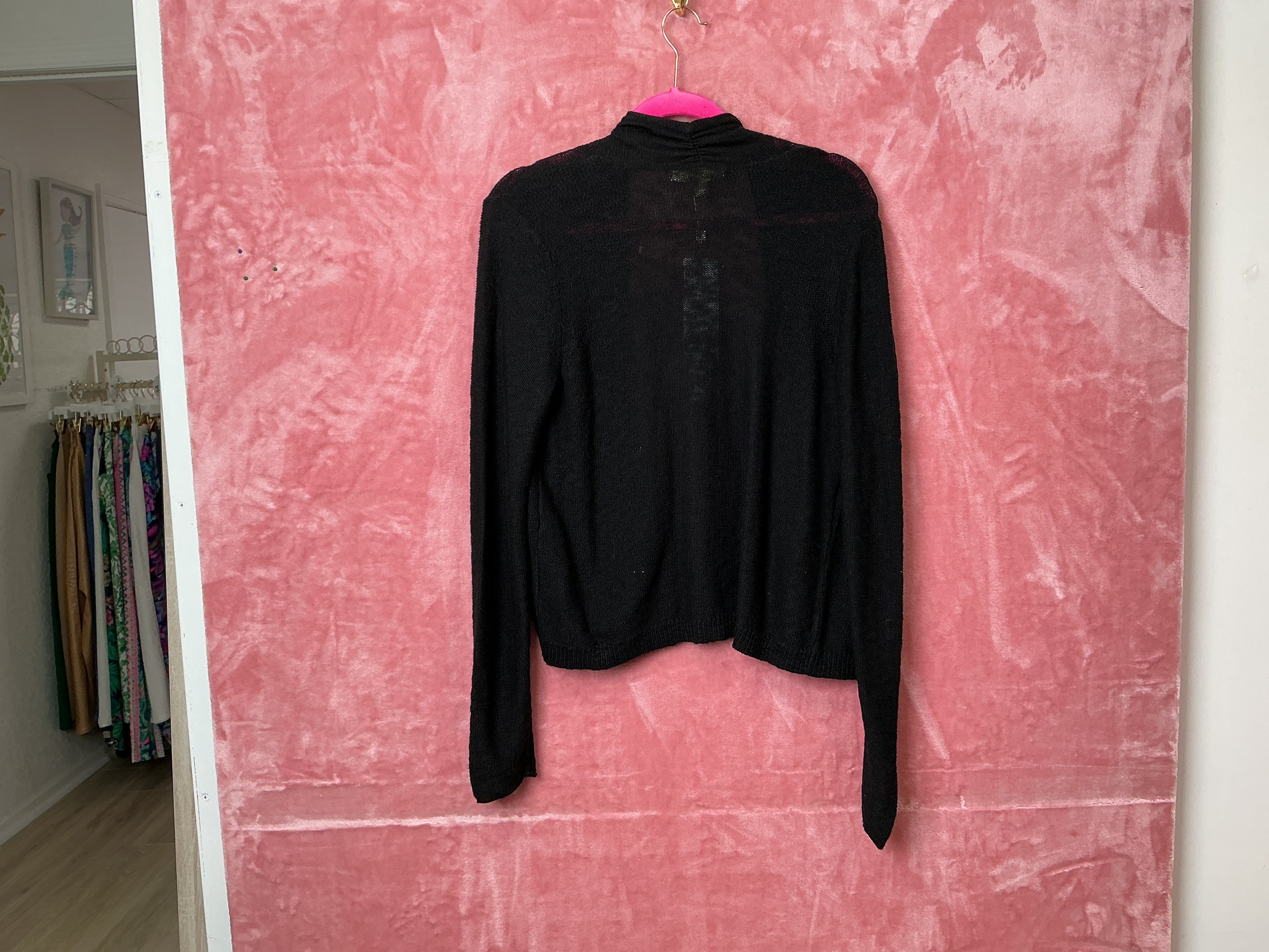 Lilly Pulitzer NWT Faretta Cardigan Black - Size M