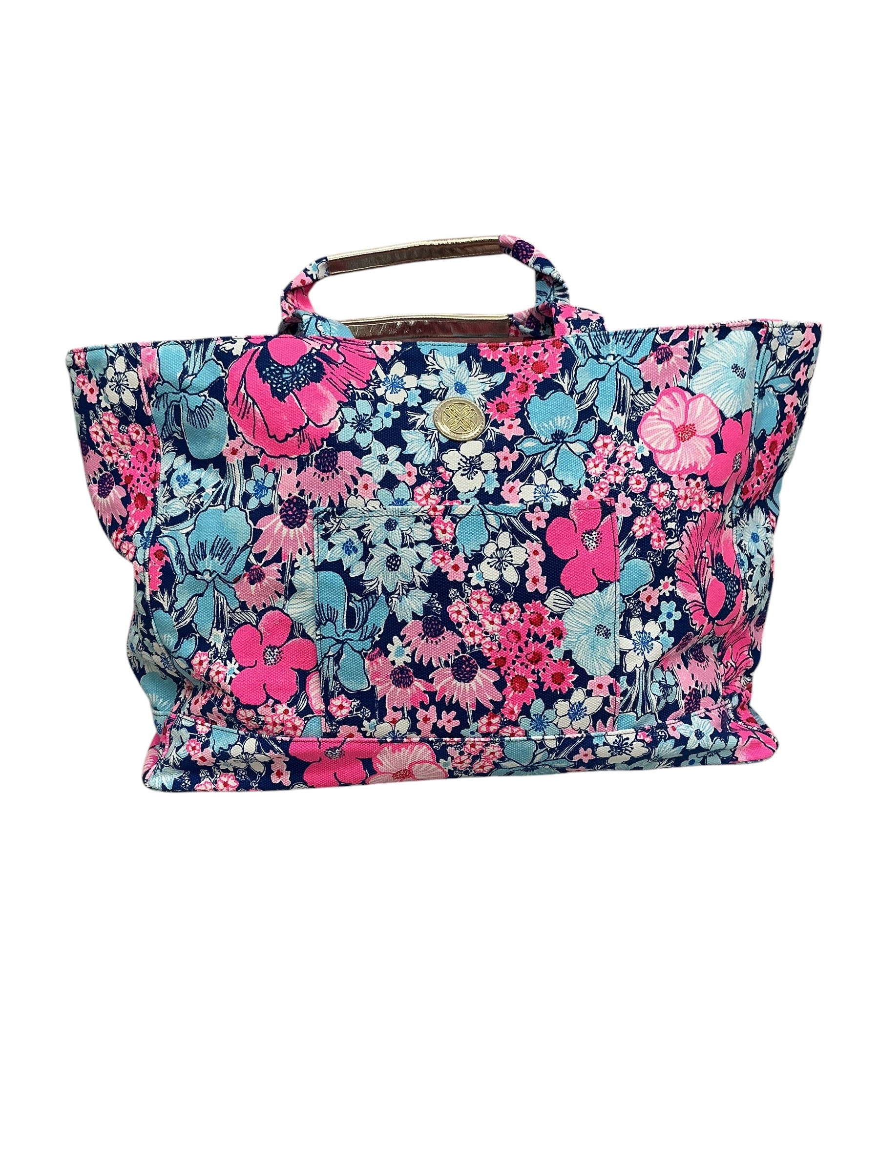 Lilly Pulitzer Jumbo Mercato Tote Starlight Navy In All Her Glory