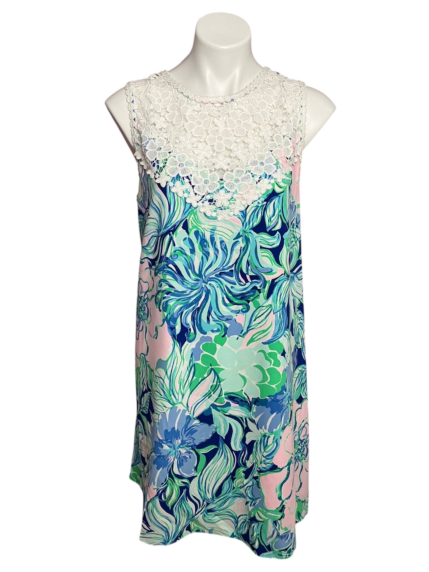 Lilly Pulitzer Nala Soft Shift Party Thyme - Size 16