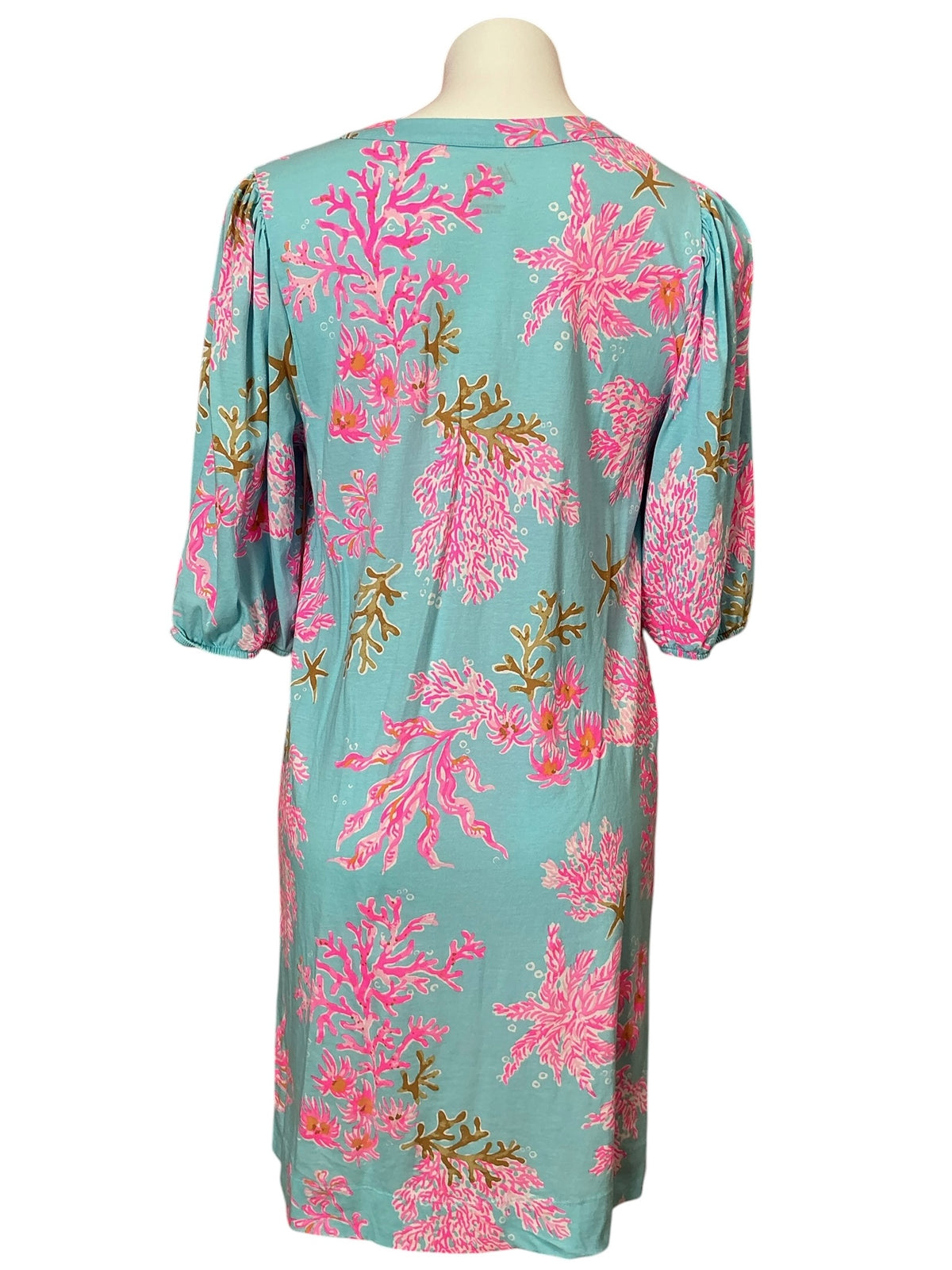 Lilly Pulitzer Colson Dress Multi Royal Coral - Size M