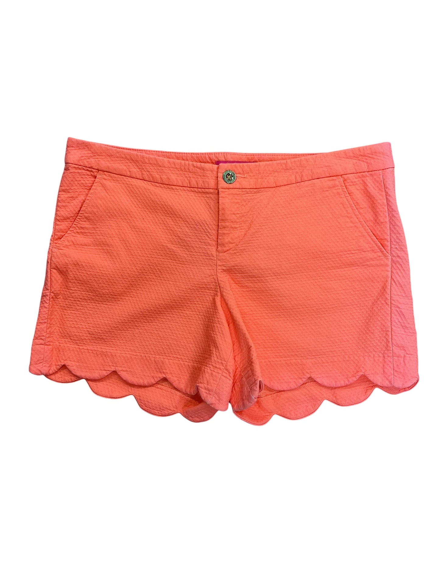Lilly Pulitzer Buttercup Stretch Shorts Karmic Coral - Size 14