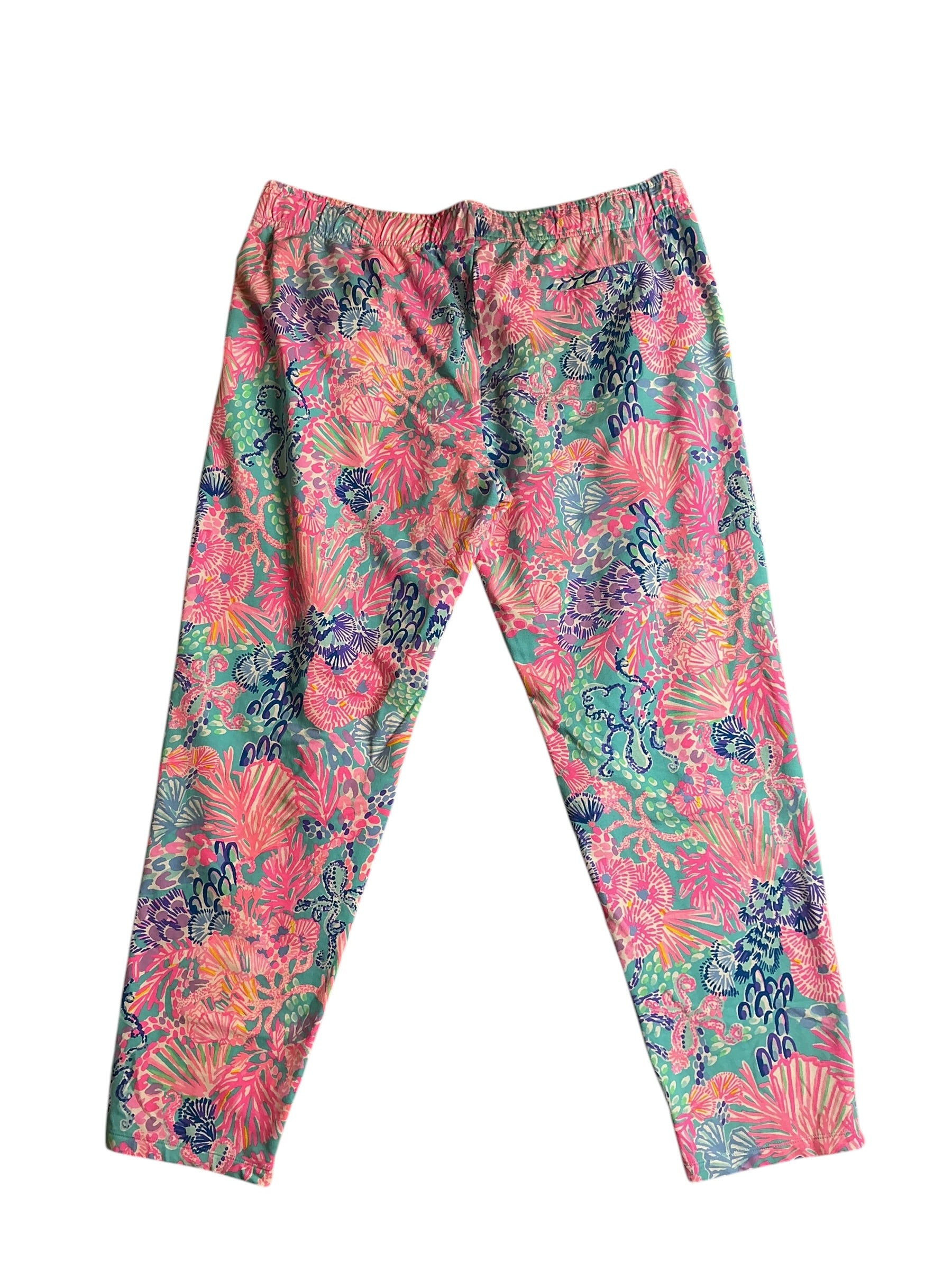 Lilly Pulitzer Jeffers PJ Pant Conch Shell Pink Koala La La - Size XL