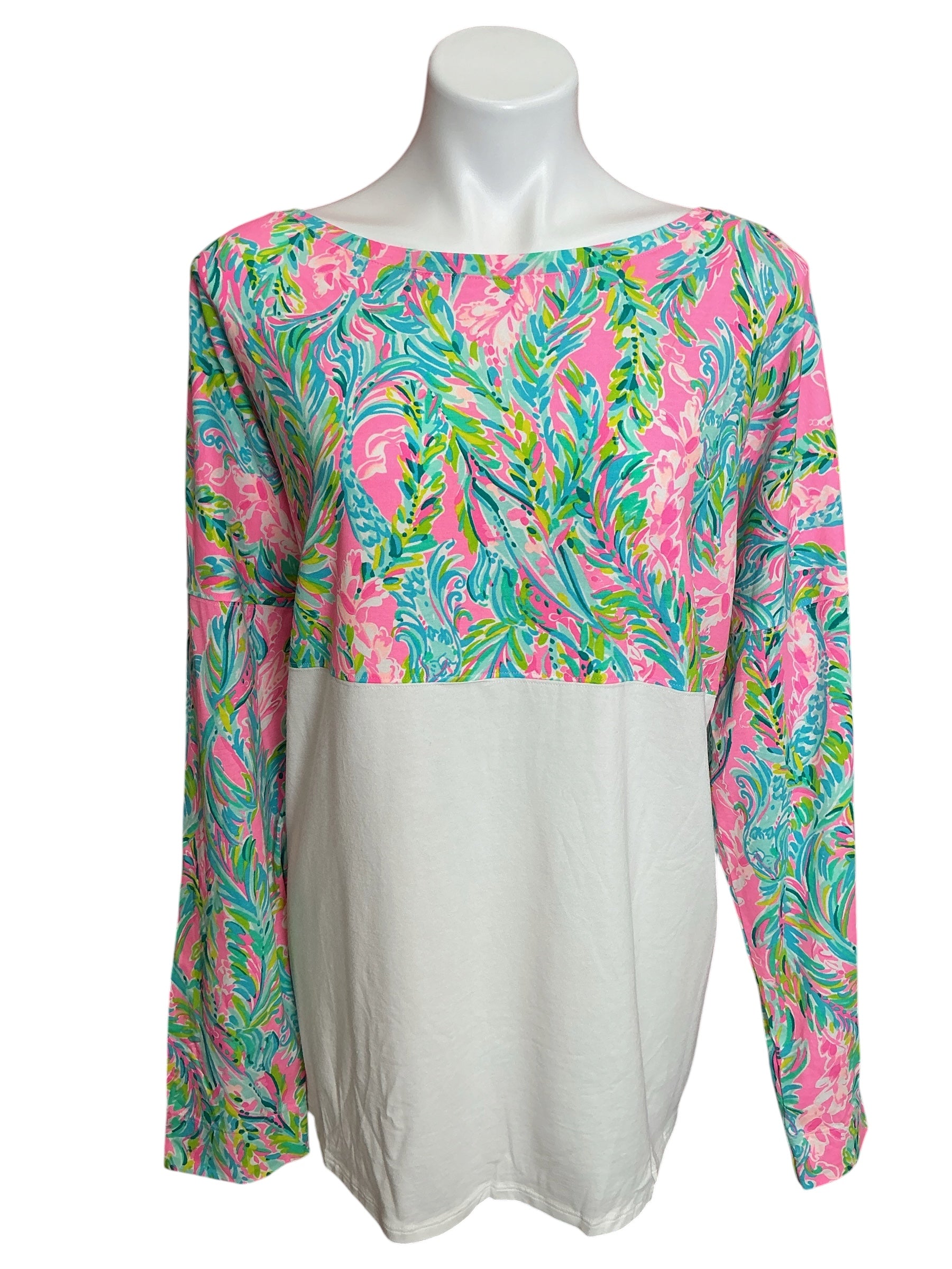 Lilly Pulitzer NWT Finn Top Multi Unicorn Of The Sea - Size XXL