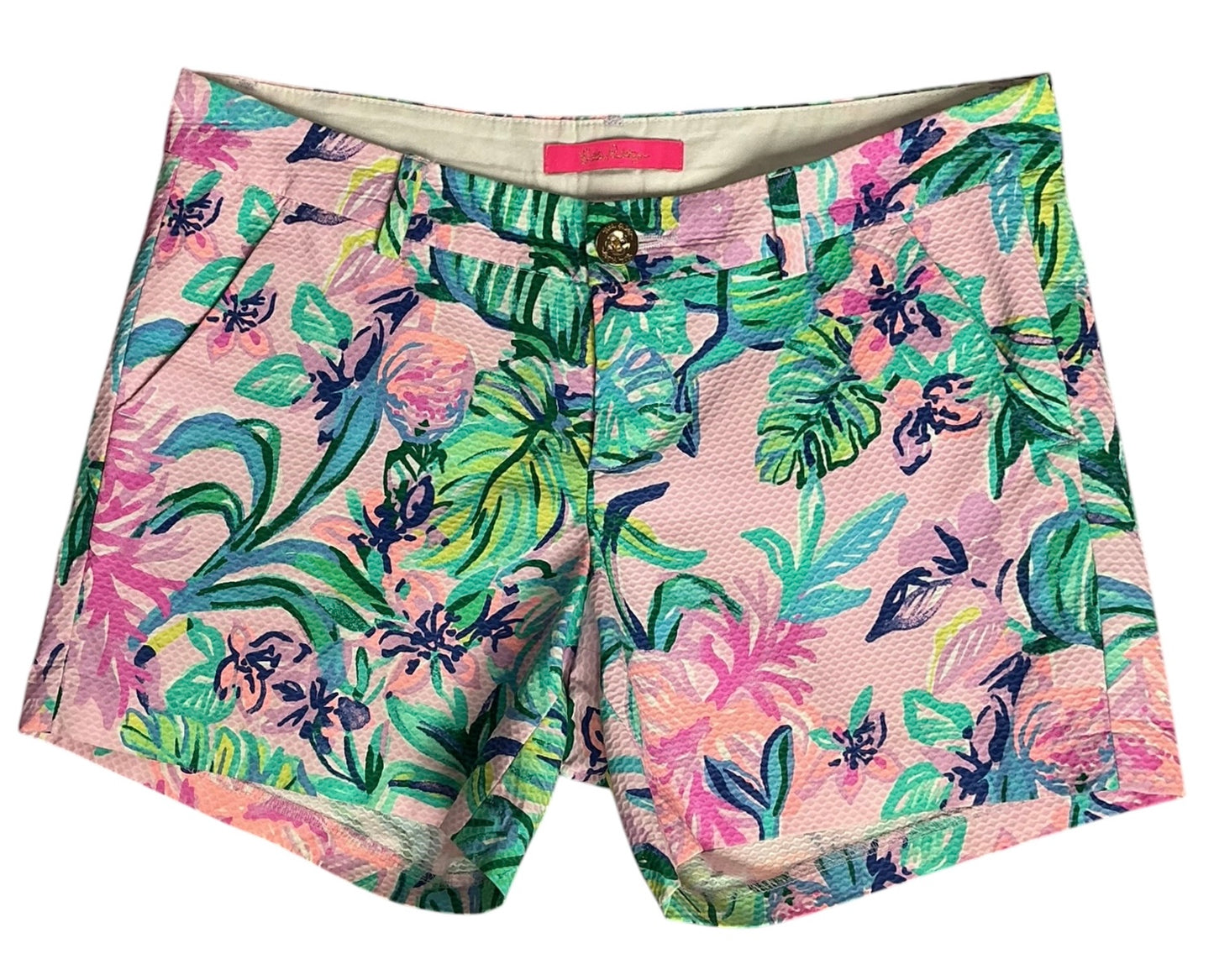 Lilly Pulitzer Callahan Shorts Mermaid In The Shade - Size 4